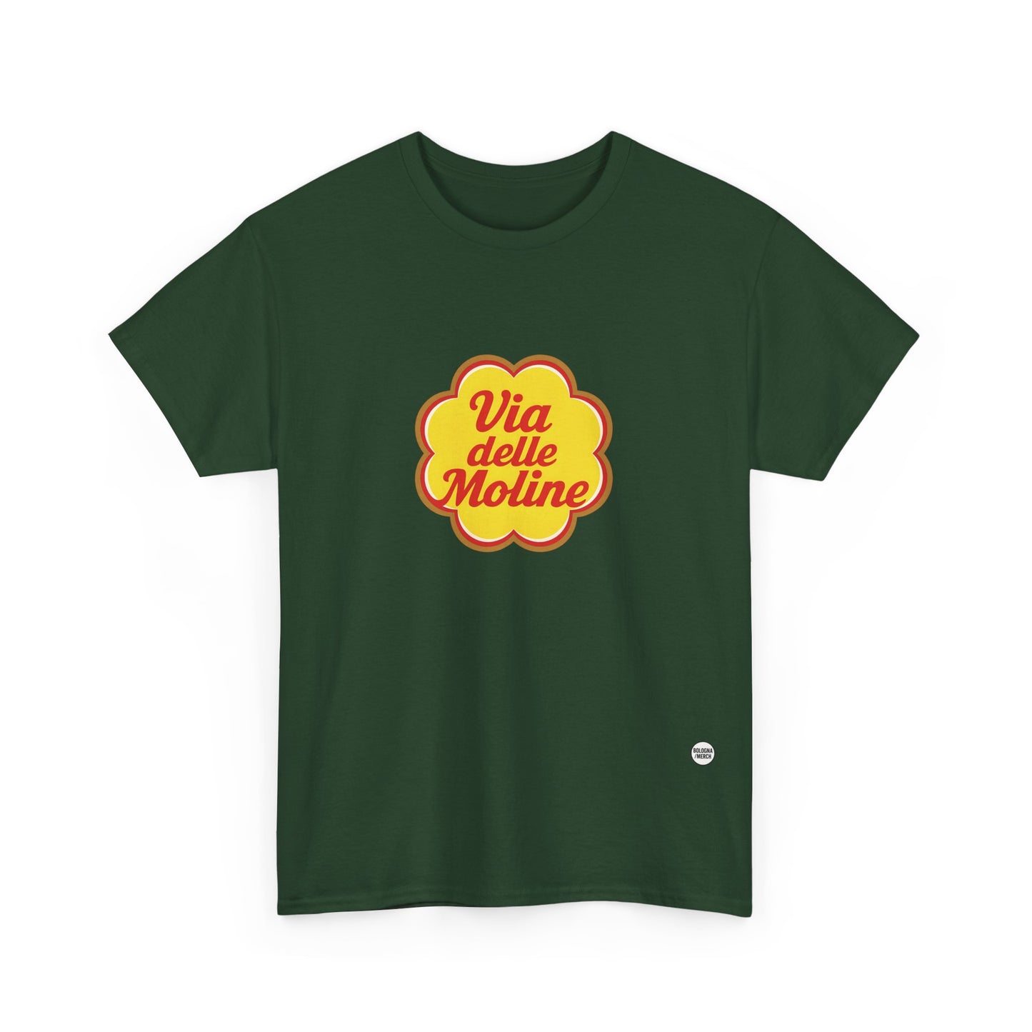 Via delle Moline Unisex Heavy Cotton Tee - Casual and Stylish Wear for Poetry Lovers