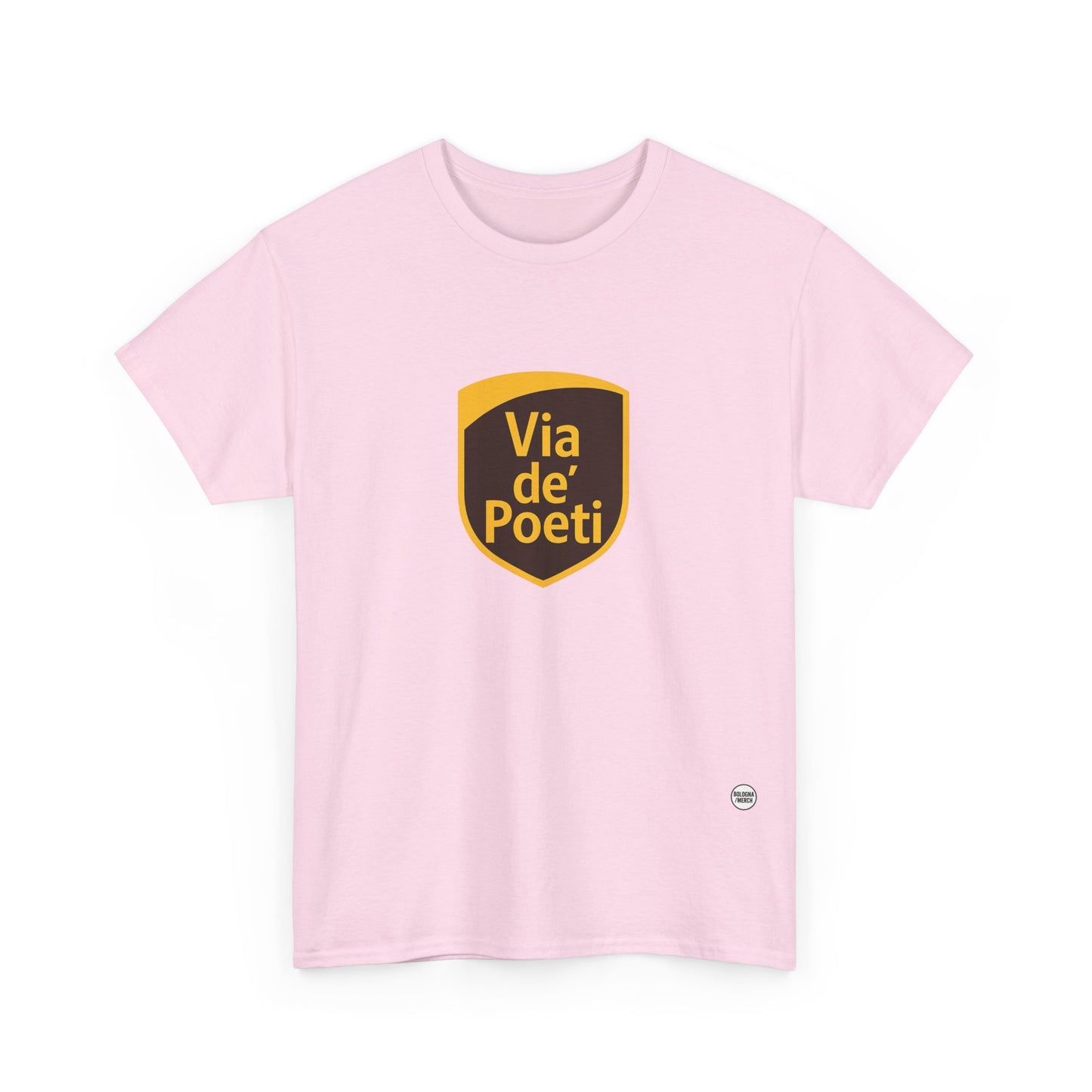 Via de' Poeti Unisex Heavy Cotton Tee - Casual Comfort for Everyday Wear