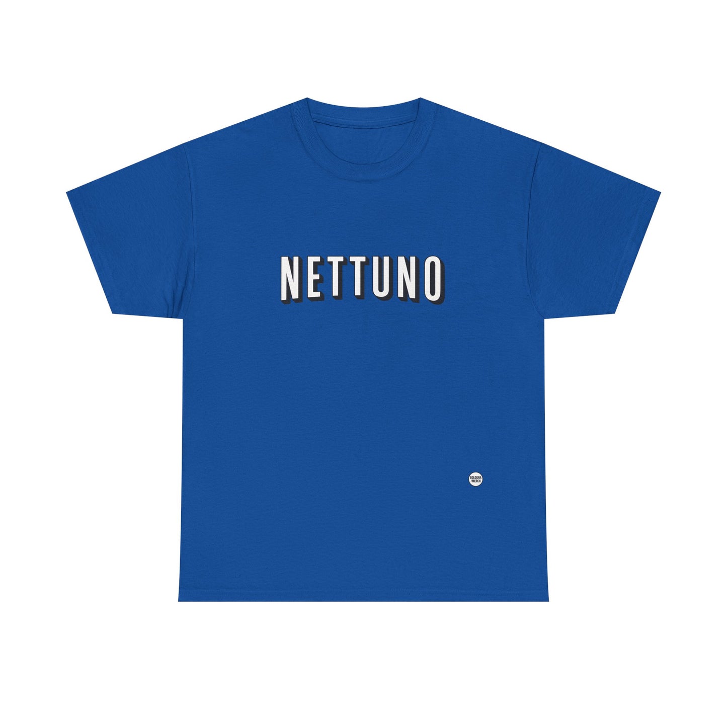 Nettuno – Al Zigant – Bologna – Maglietta Unisex in Cotone Pesante – Comfort Casual per Tutti i Giorni