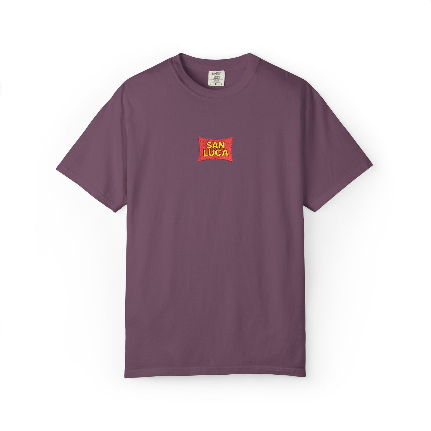 San Luca Colorful Snack-Inspired Unisex T-Shirt, Soft Casual Tee, Fun Gift for Food Lovers, Everyday Wear, Summer Vibes, Festival Attire