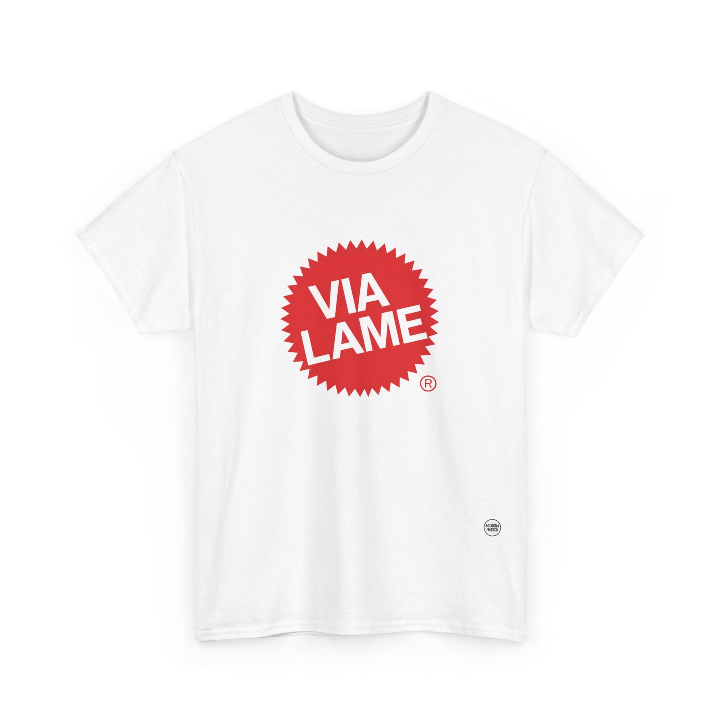 Via Lame - Bologna - Unisex Heavy Cotton Tee - Casual Comfort for Everyday Wear