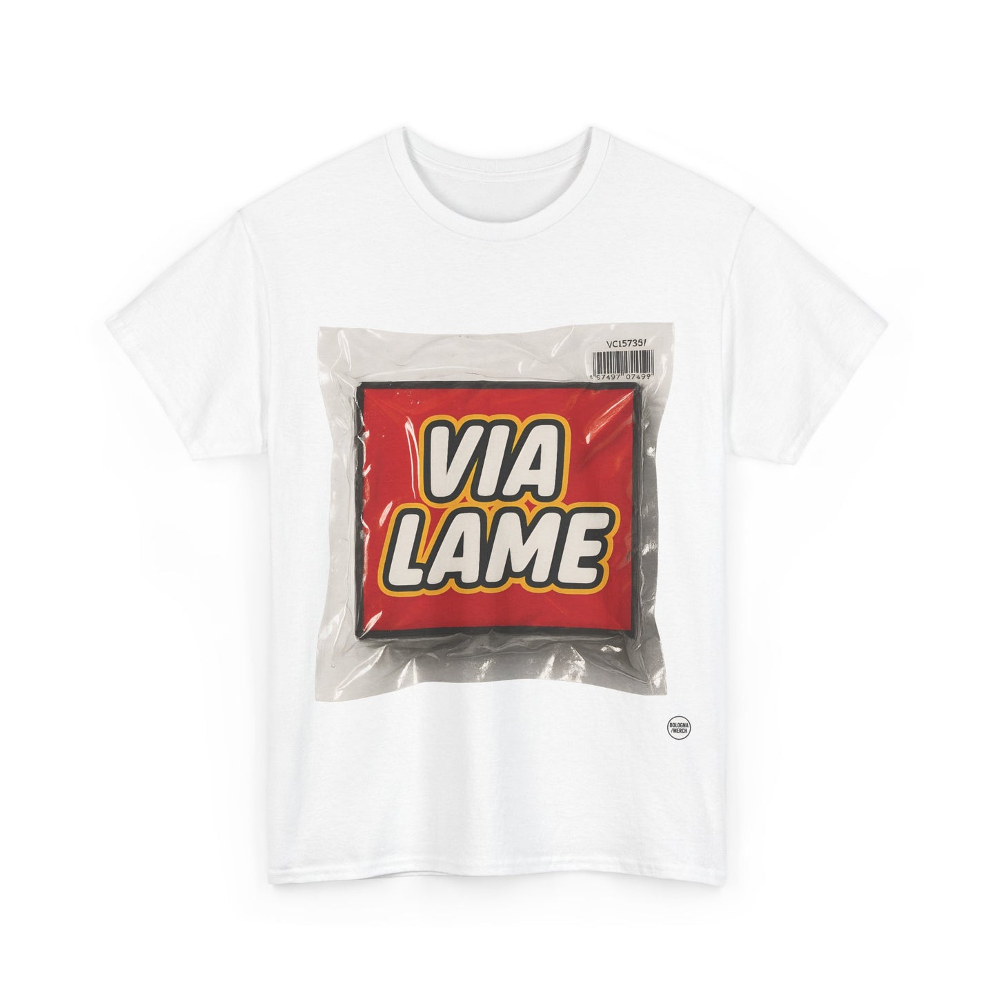 T-shirt Unisex in Cotone Pesante “VIA LAME”