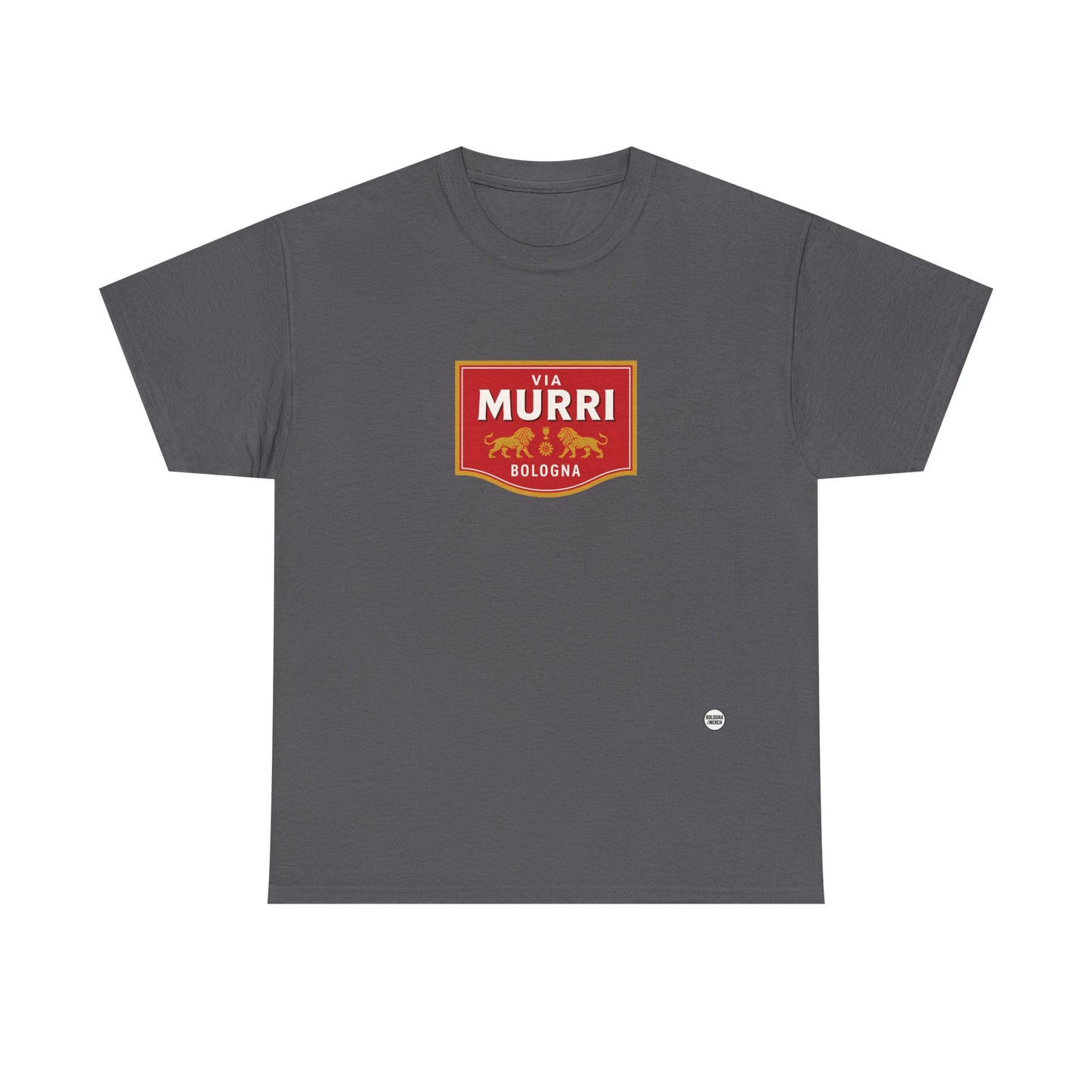 Via Murri - Bologna - Unisex Heavy Cotton Tee - Casual Comfort for Everyday Wear