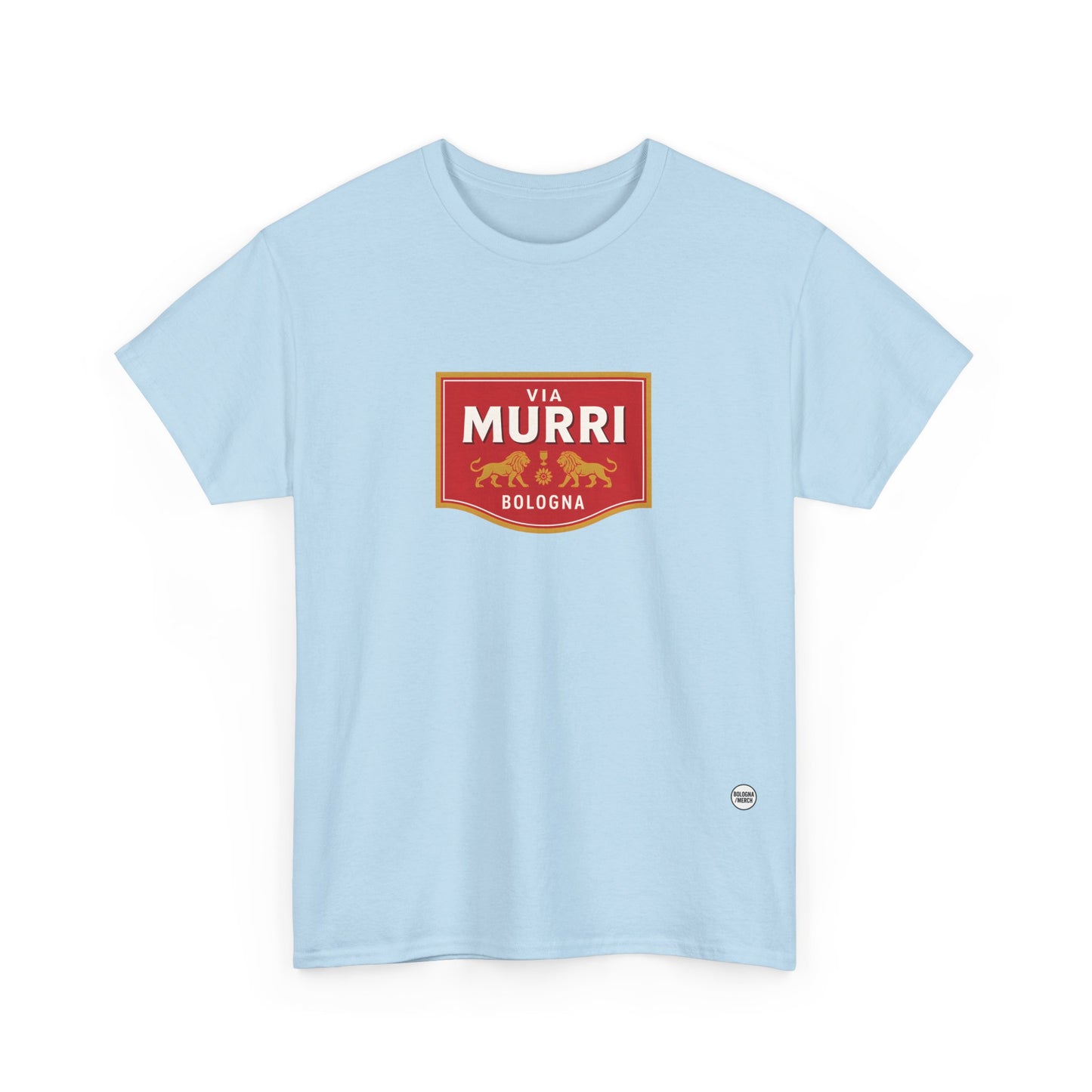 Via Murri - Bologna - Unisex Heavy Cotton Tee - Casual Comfort for Everyday Wear