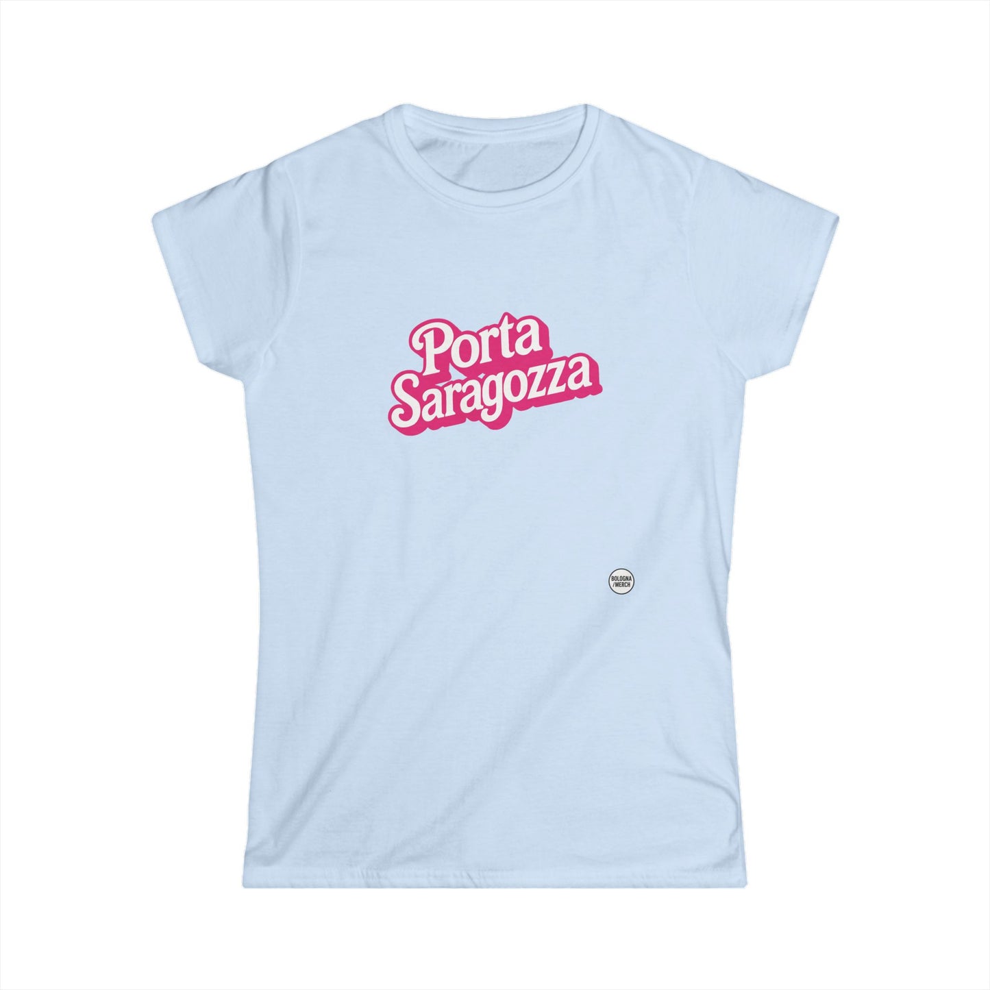 Porta Saragozza Women's Softstyle Tee - Trendy Graphic T-Shirt for Casual Wear