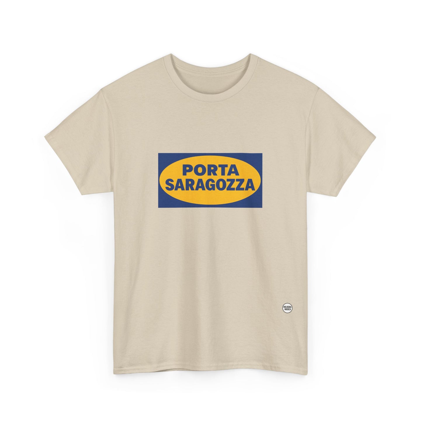 Porta Saragozza Unisex Heavy Cotton Tee - Casual Comfort for Everyday Wear