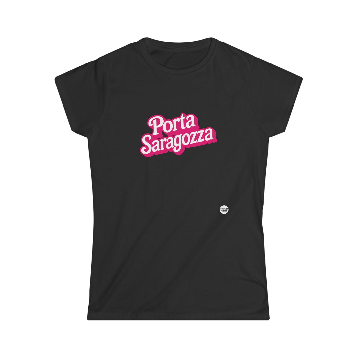 Porta Saragozza Women's Softstyle Tee - Trendy Graphic T-Shirt for Casual Wear