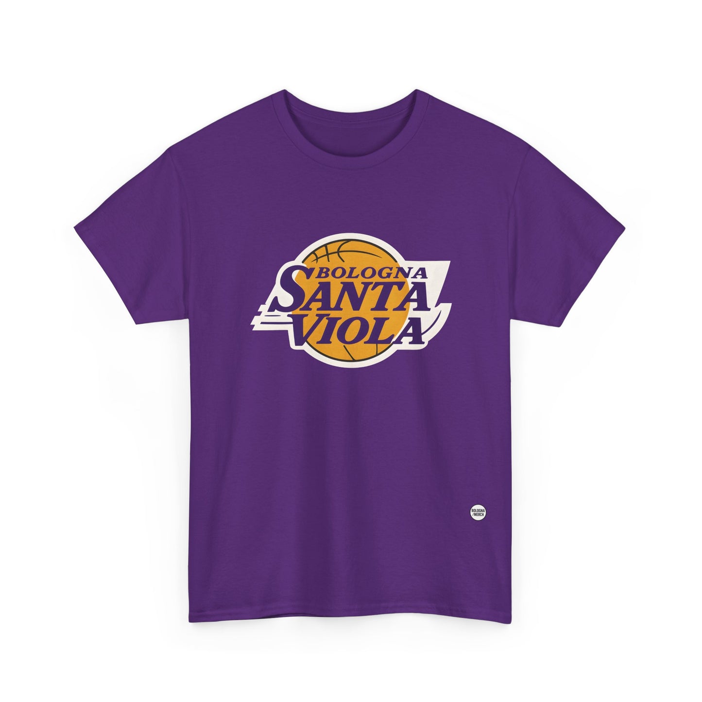 T-shirt Unisex Cotone Pesante "Santa Viola" Bologna – Maglietta Casual Comoda per Tutti i Giorni