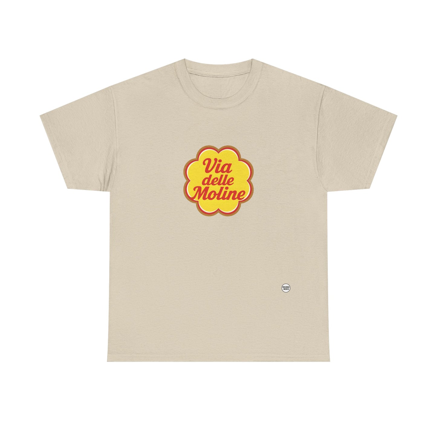 Via delle Moline Unisex Heavy Cotton Tee - Casual and Stylish Wear for Poetry Lovers