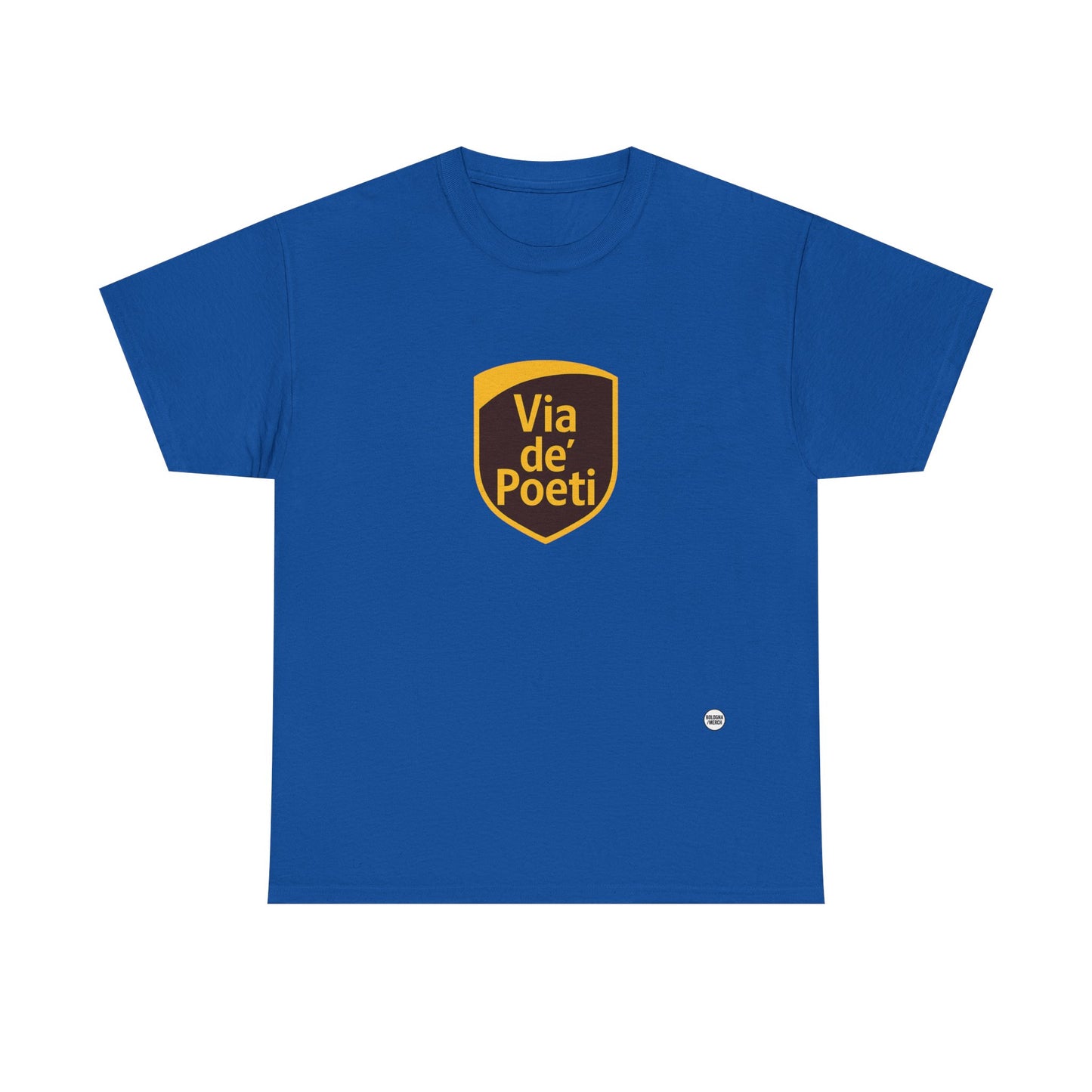 Via de' Poeti Unisex Heavy Cotton Tee - Casual Comfort for Everyday Wear