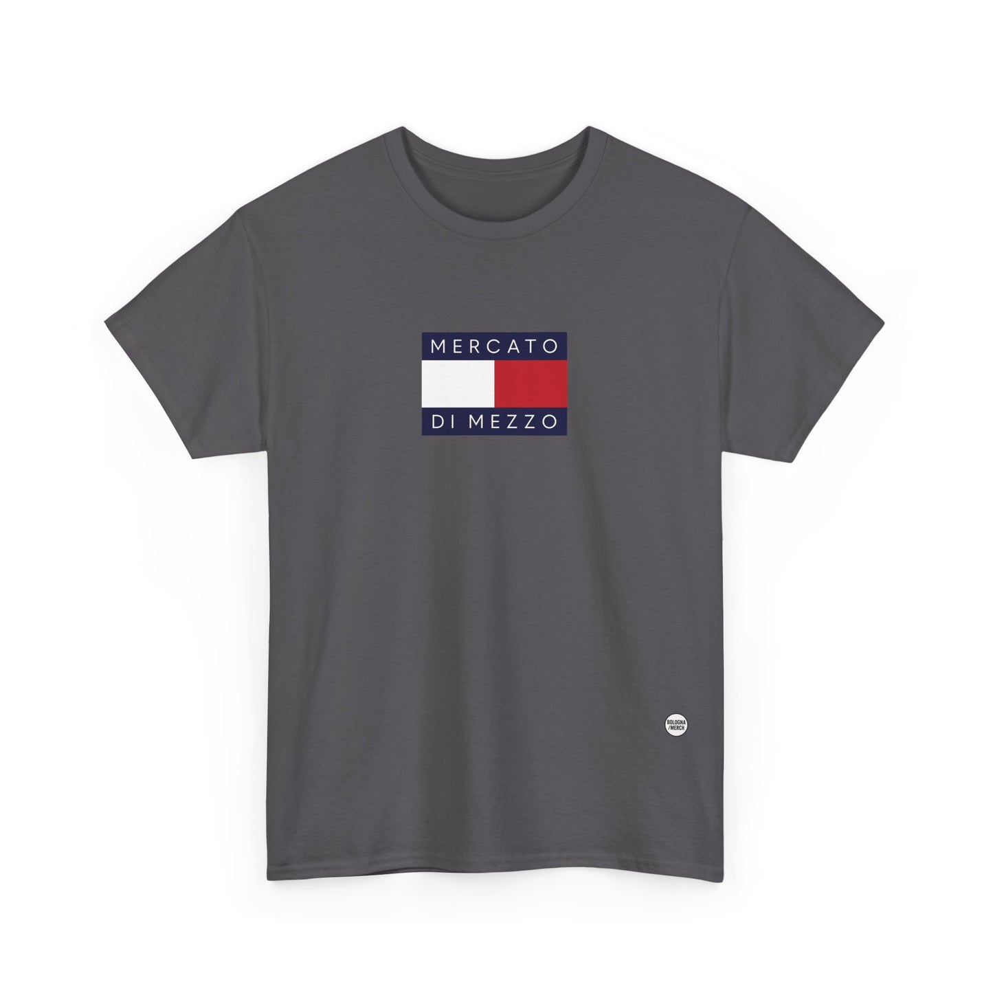 Mercato di Mezzo - Bologna - Unisex Heavy Cotton Tee - Casual Comfort for Everyday Wear