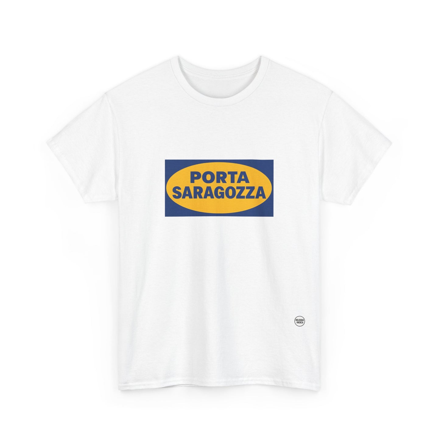 Porta Saragozza Unisex Heavy Cotton Tee - Casual Comfort for Everyday Wear