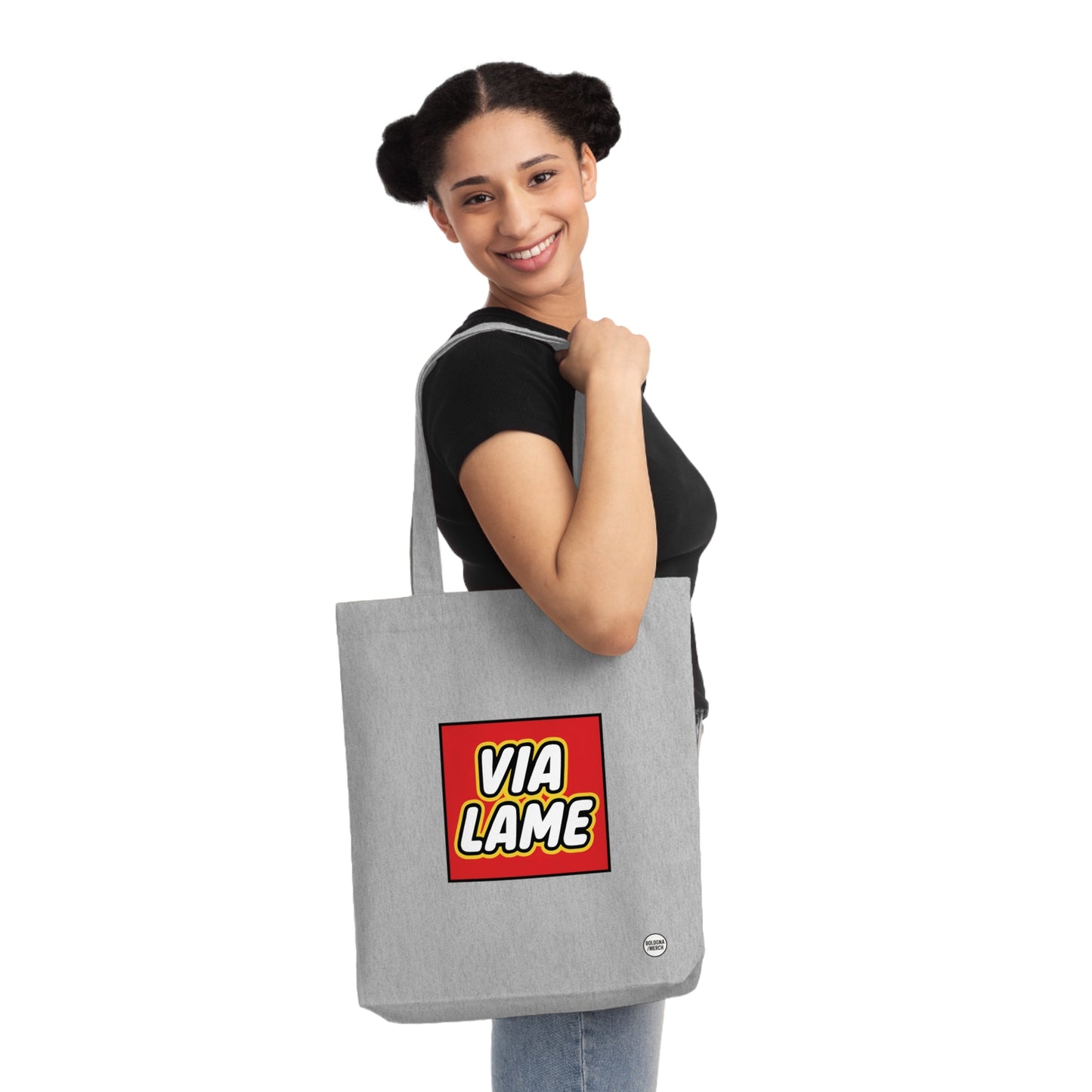 Funny Via Lame Shopping Bag, Beach Tote, Novelty Gift for Friends, Great for Shopping