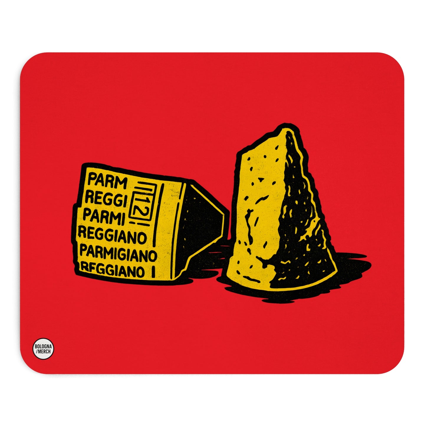 🧀 Mouse Pad “Parmigiano Reggiano” – Stile emiliano sulla tua scrivania