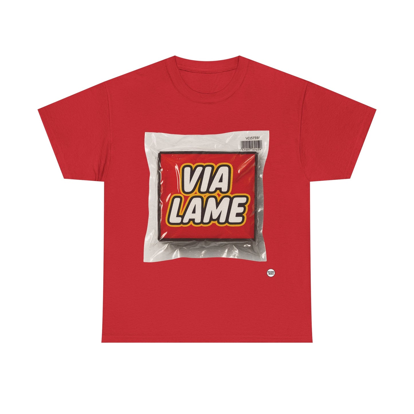 T-shirt Unisex in Cotone Pesante “VIA LAME”