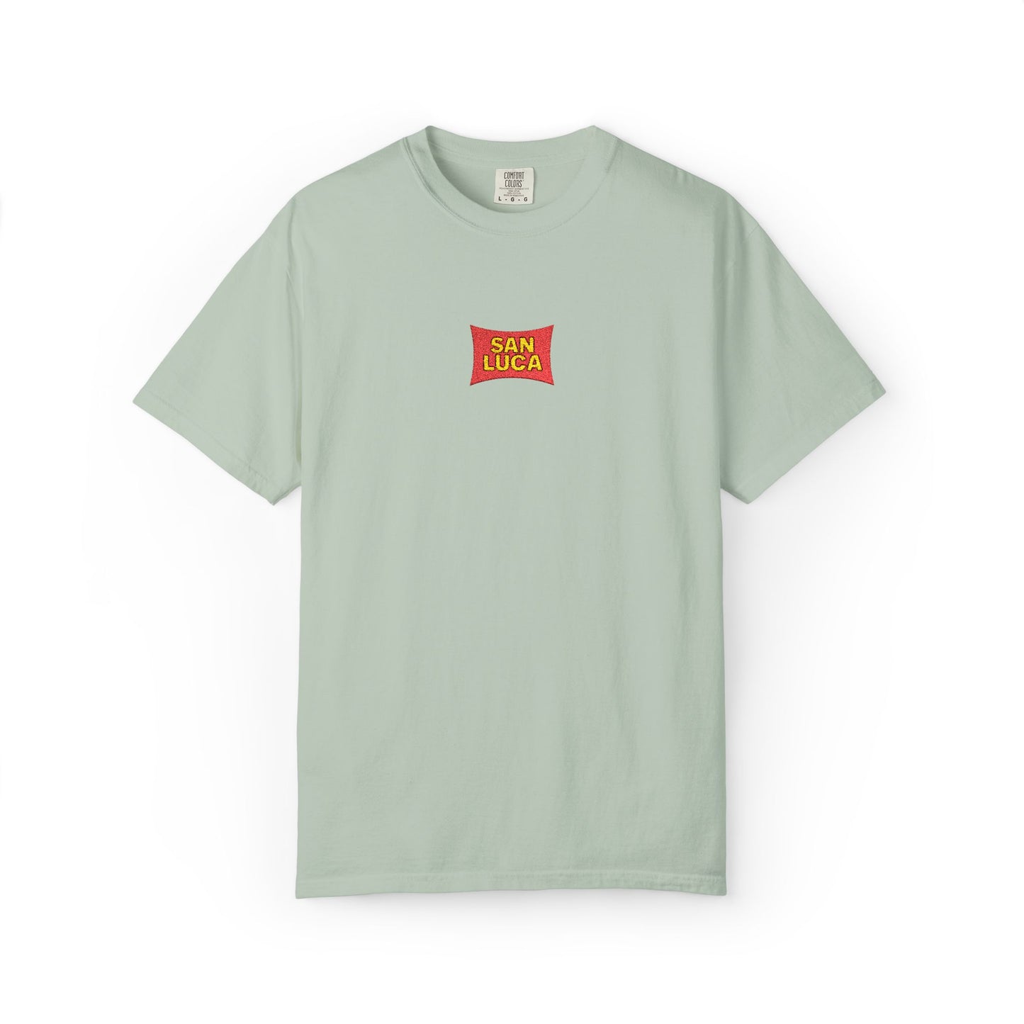 San Luca Colorful Snack-Inspired Unisex T-Shirt, Soft Casual Tee, Fun Gift for Food Lovers, Everyday Wear, Summer Vibes, Festival Attire