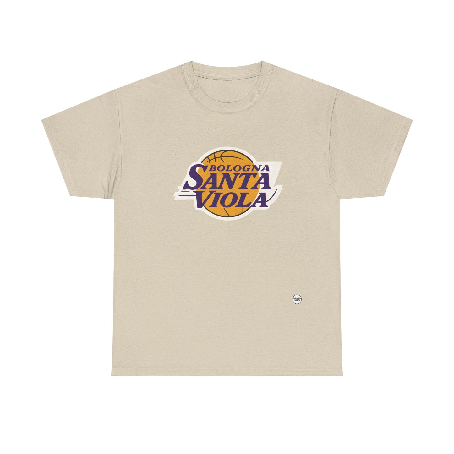 T-shirt Unisex Cotone Pesante "Santa Viola" Bologna – Maglietta Casual Comoda per Tutti i Giorni