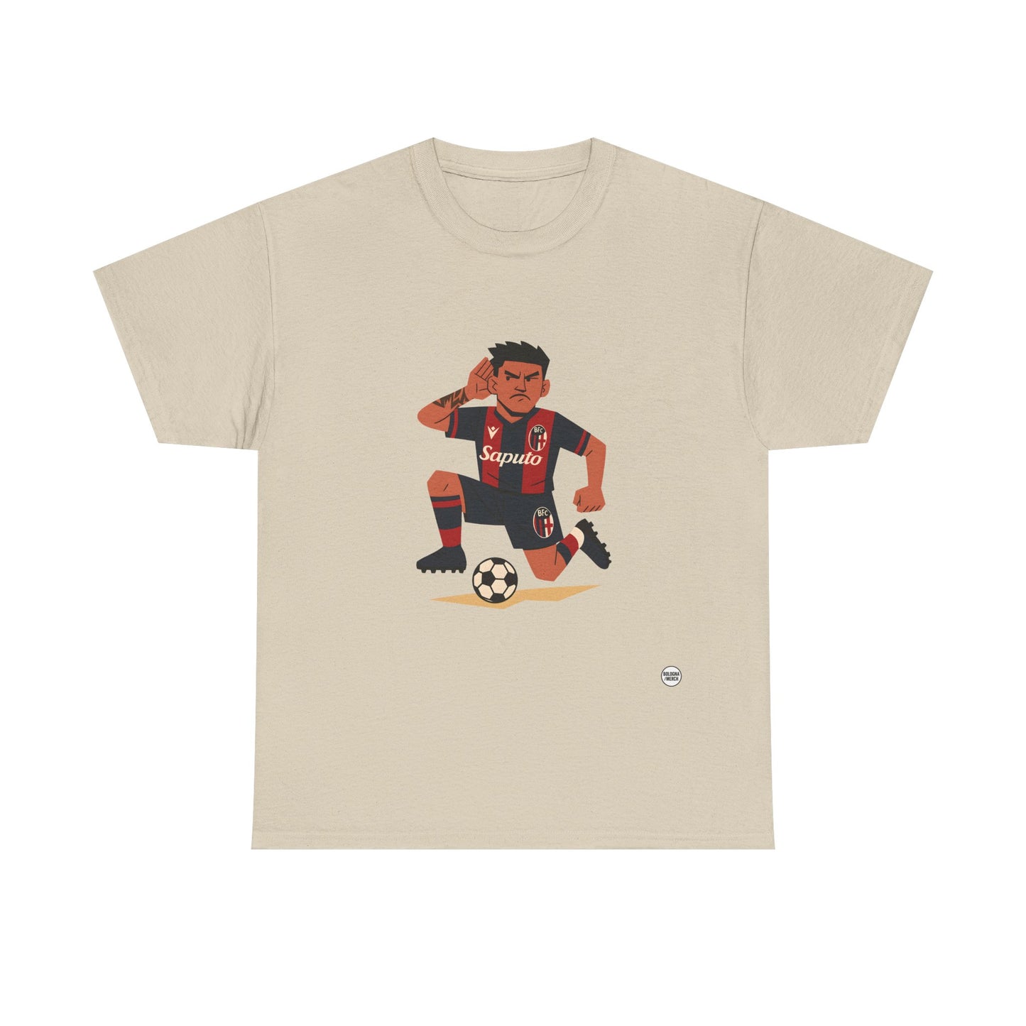 Santi Castro Maglietta Unisex in Cotone Pesante - Abbigliamento Casual e Stiloso per i Tifosi del Bologna FC