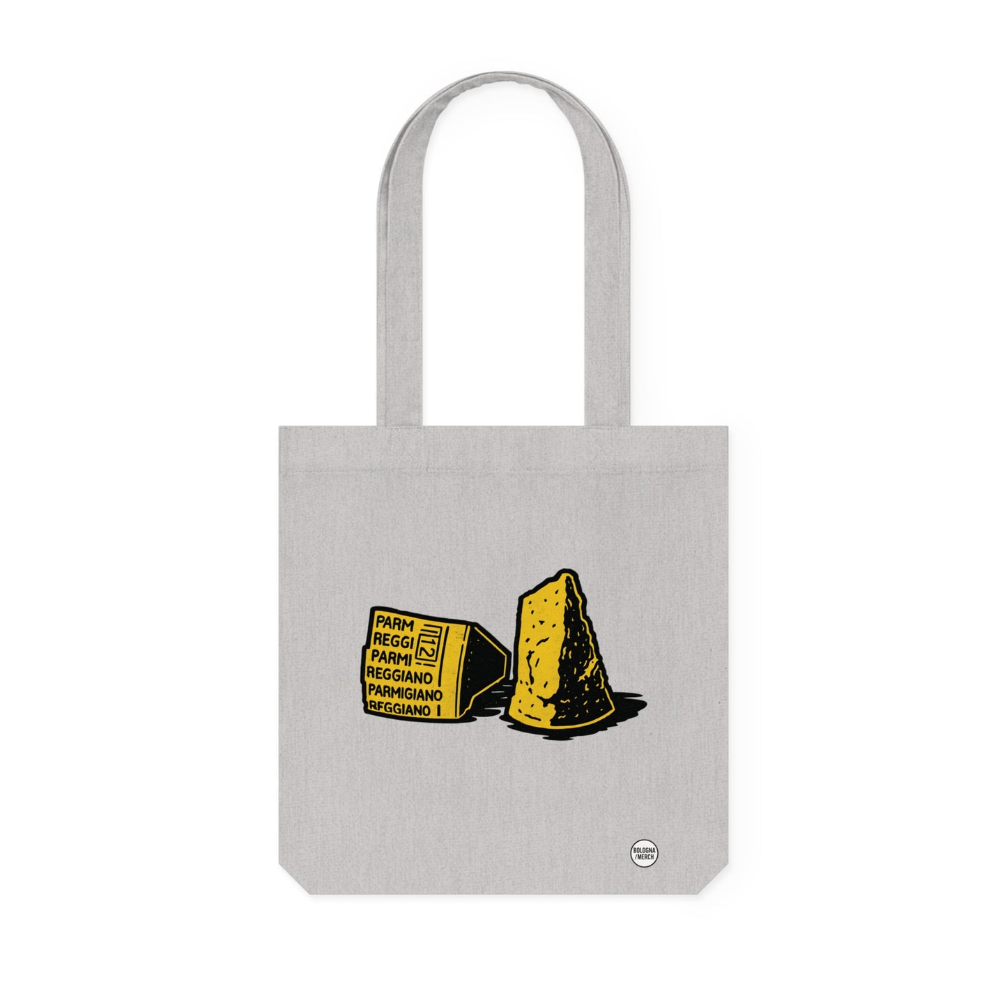 Borsa Shopper Parmigiano Reggiano - Divertente e Originale, Perfetta per la Spesa, la Spiaggia o come Idea Regalo