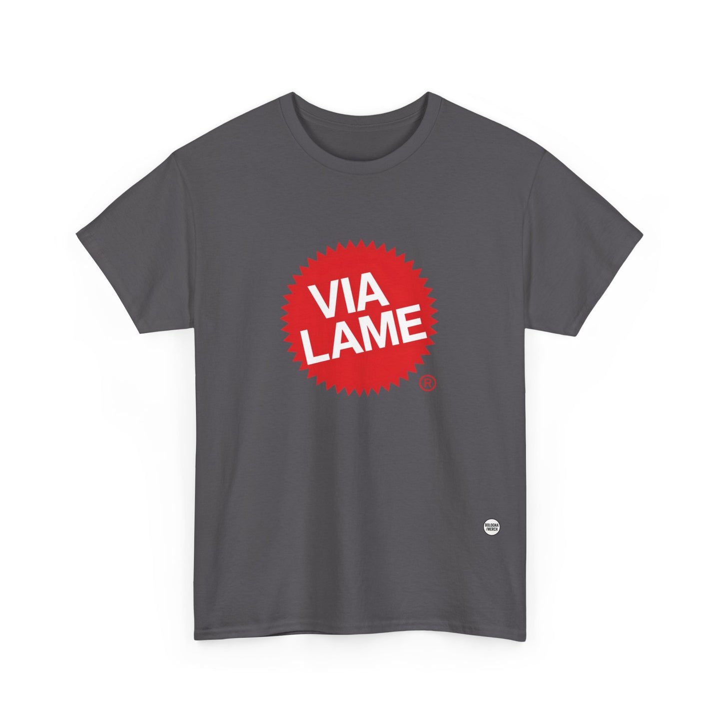Via Lame - Bologna - Unisex Heavy Cotton Tee - Casual Comfort for Everyday Wear