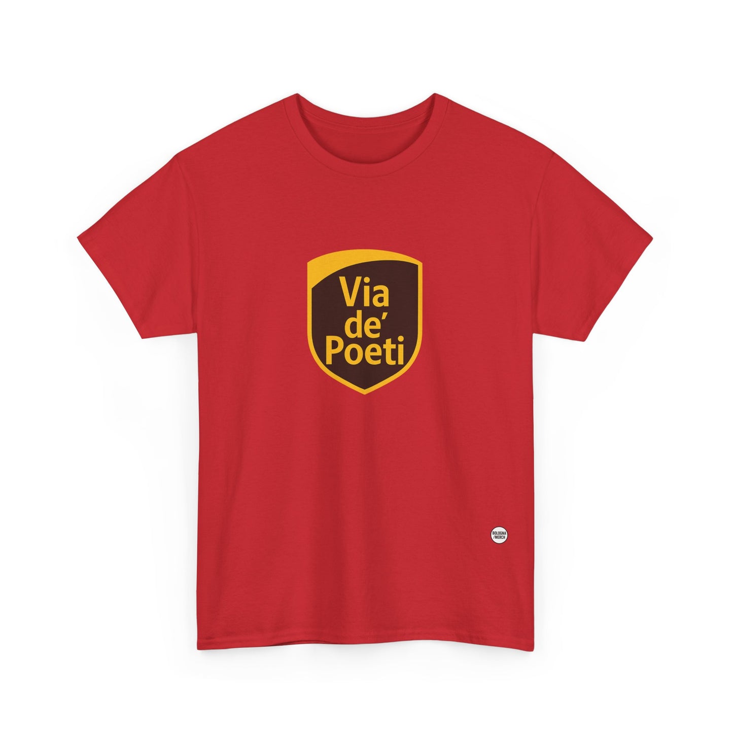 Via de' Poeti Unisex Heavy Cotton Tee - Casual Comfort for Everyday Wear