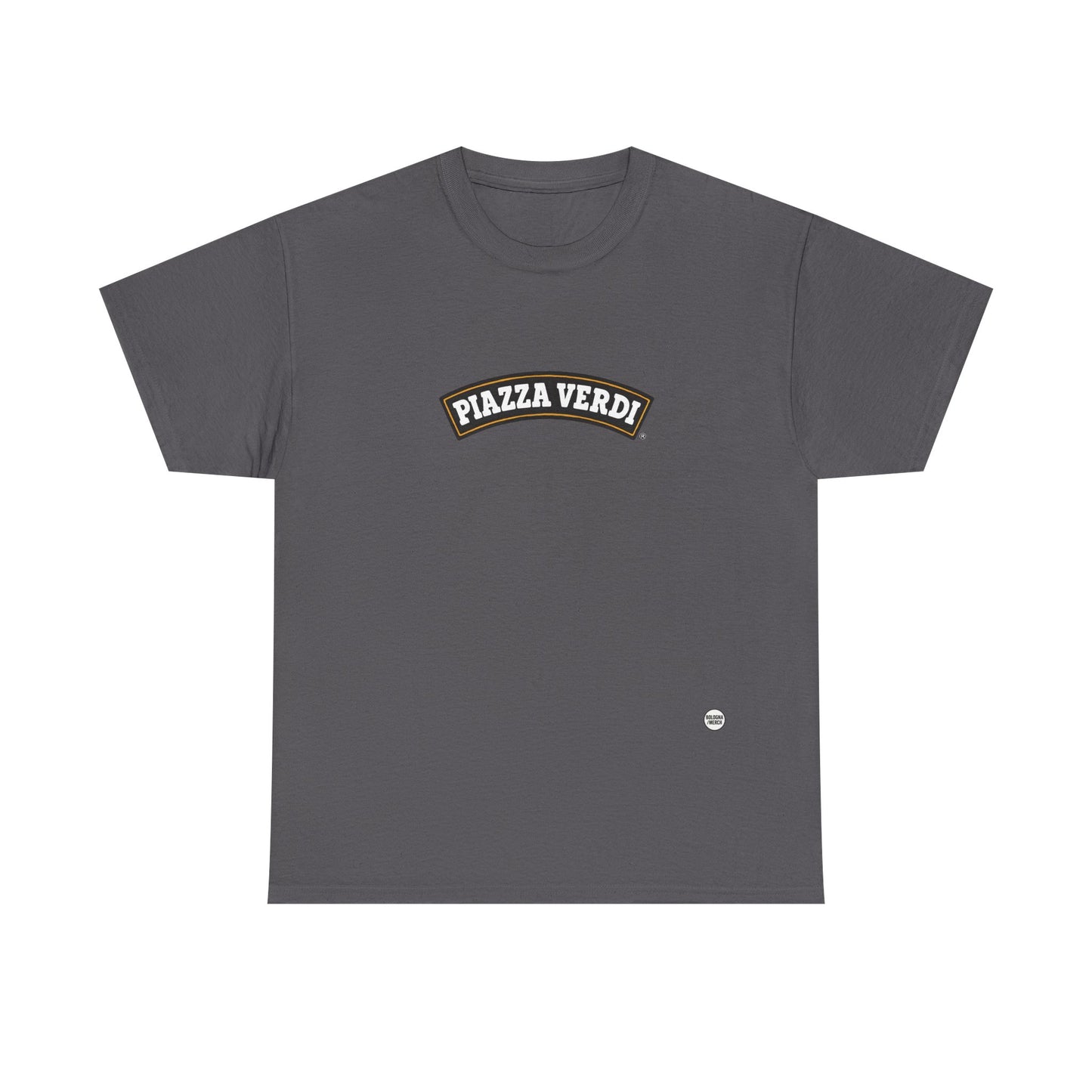 Piazza Verdi Unisex Heavy Cotton Tee - Casual Comfort for Everyday Wear