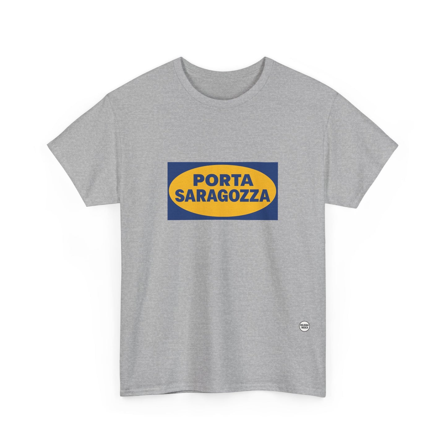 Porta Saragozza Unisex Heavy Cotton Tee - Casual Comfort for Everyday Wear