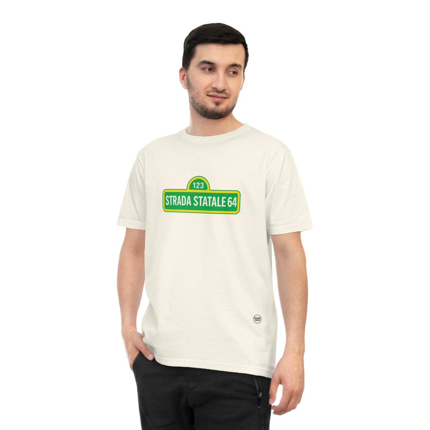 Maglietta Unisex Strada Statale 64 – Cotone Bio, Stile Casual e Comfort Quotidiano