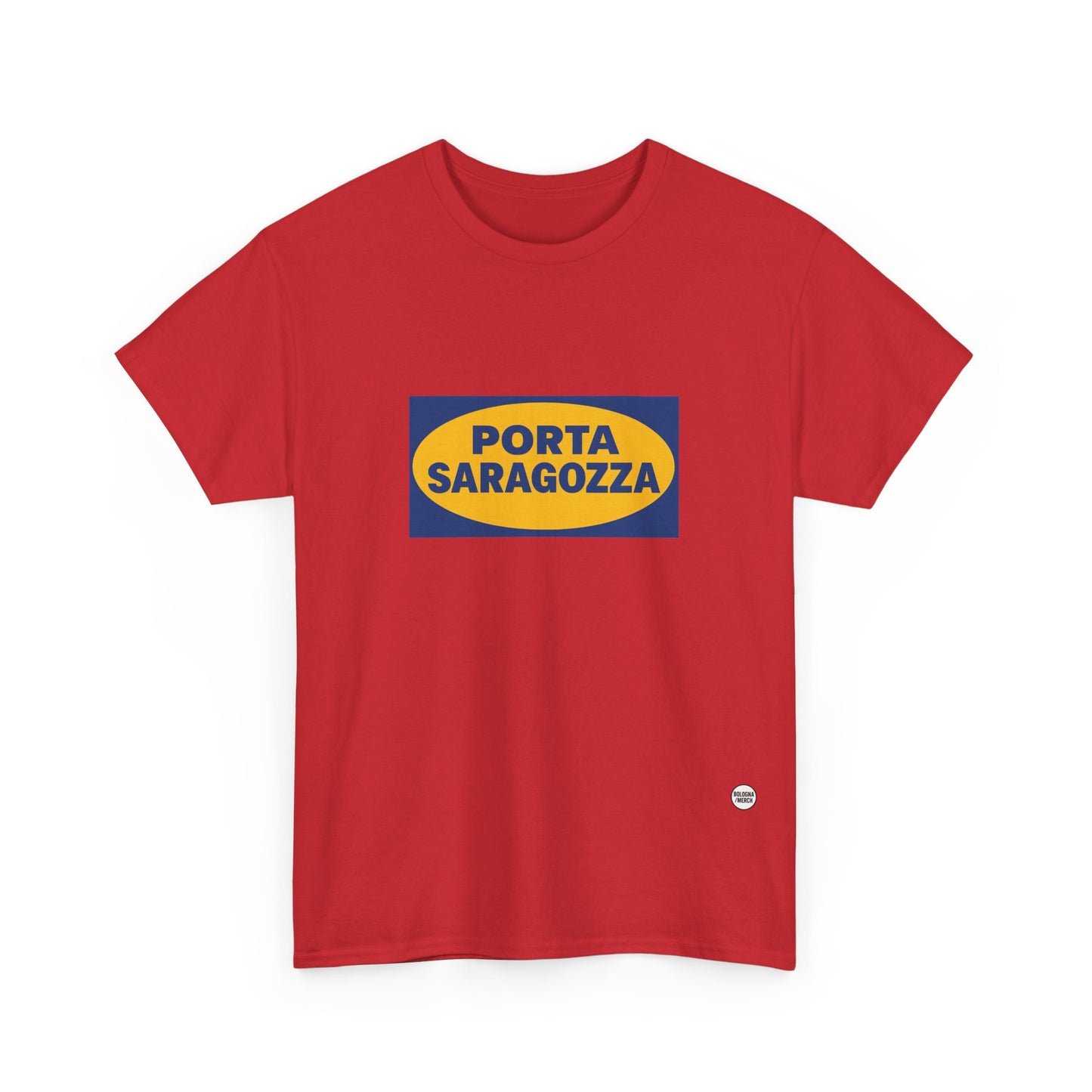 Porta Saragozza Unisex Heavy Cotton Tee - Casual Comfort for Everyday Wear