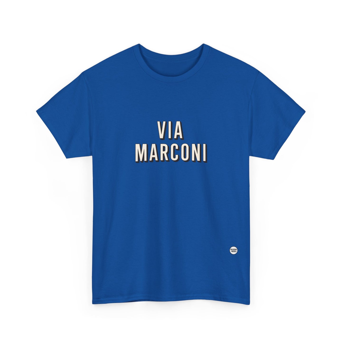 Via Marconi Unisex Heavy Cotton Tee - Casual and Stylish Wear for Poetry Lovers