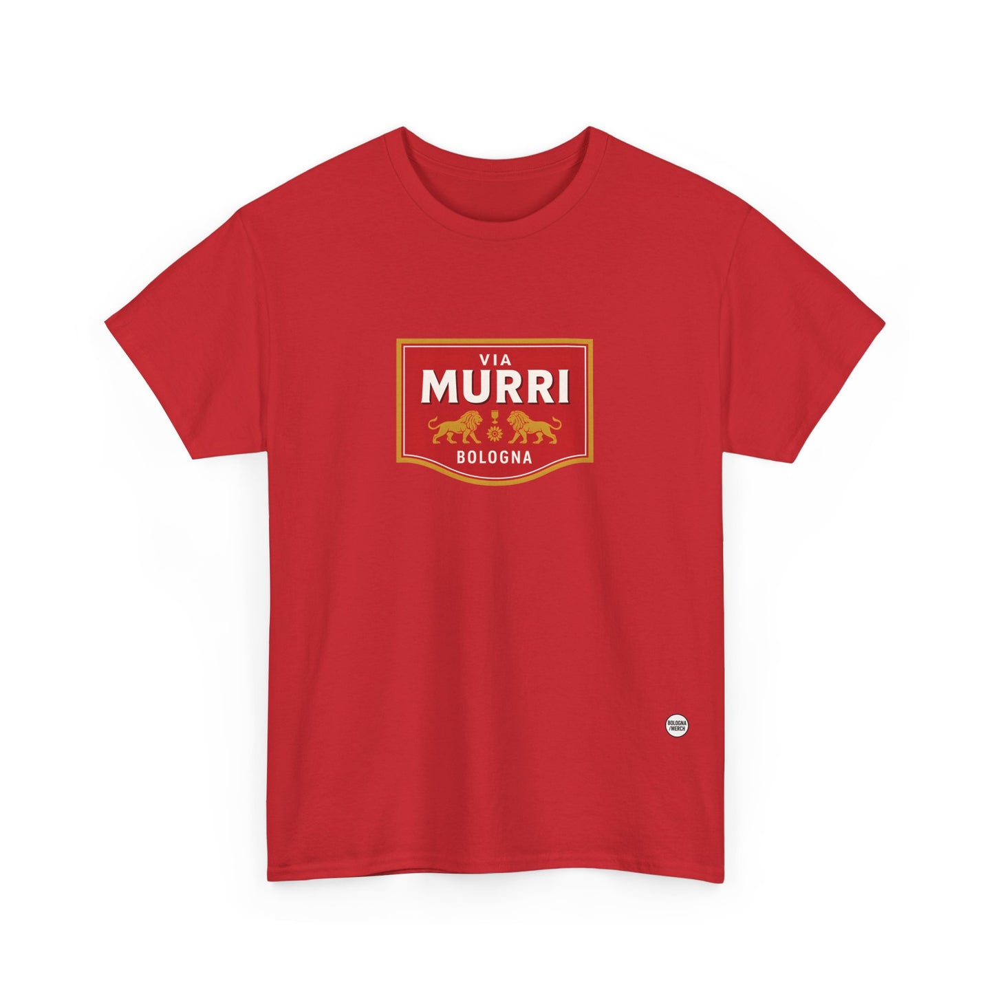 Via Murri - Bologna - Unisex Heavy Cotton Tee - Casual Comfort for Everyday Wear