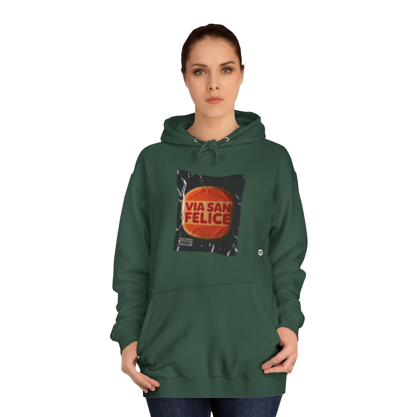 Felpa “Via San Felice” – Comfort Universitario con Stile Bolognese
