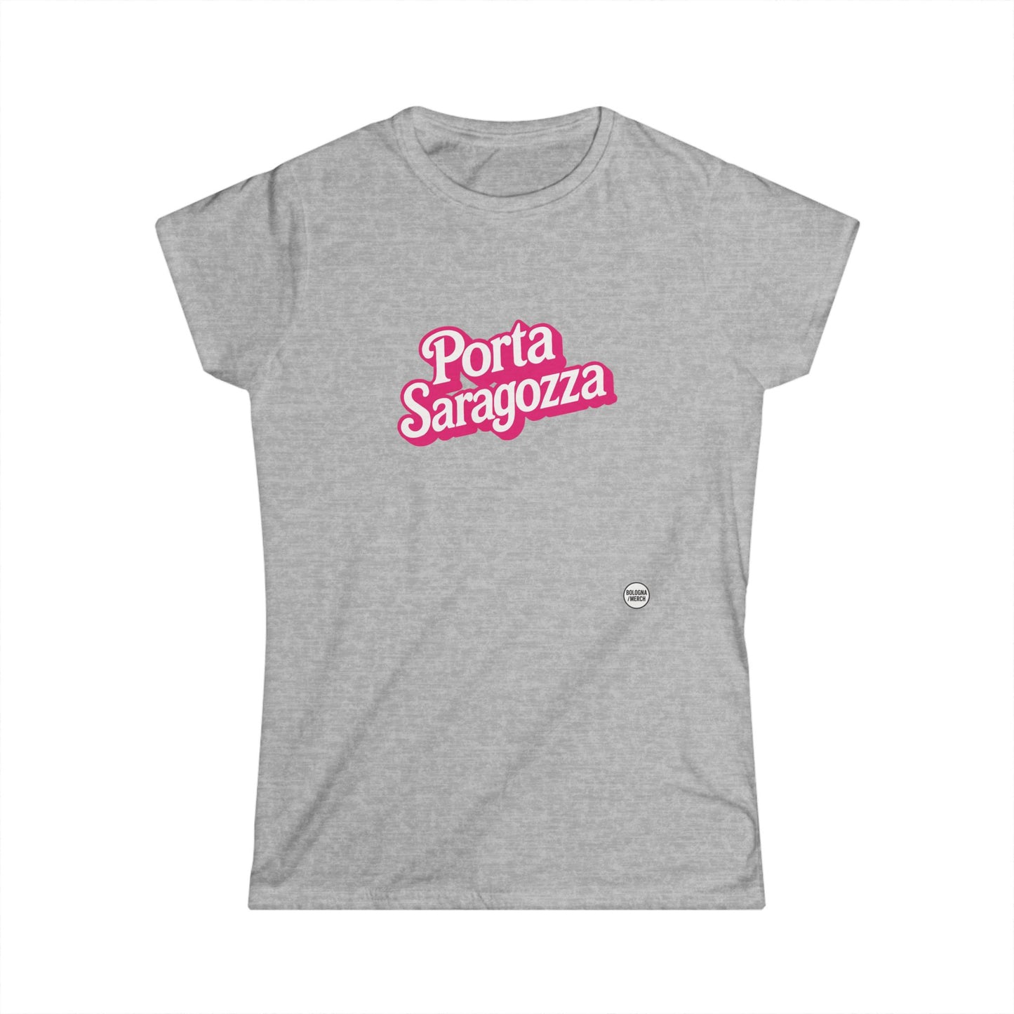 Porta Saragozza Women's Softstyle Tee - Trendy Graphic T-Shirt for Casual Wear