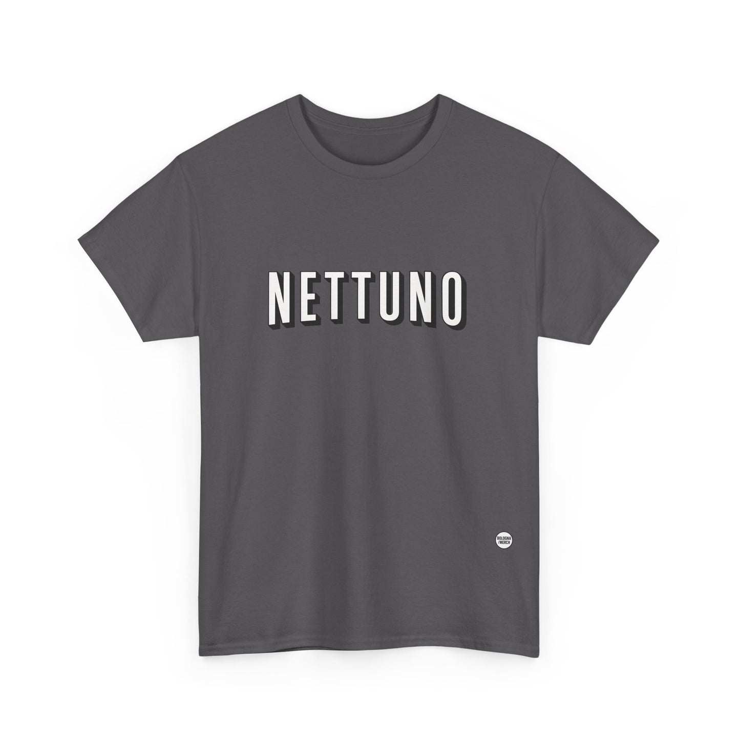 Nettuno – Al Zigant – Bologna – Maglietta Unisex in Cotone Pesante – Comfort Casual per Tutti i Giorni