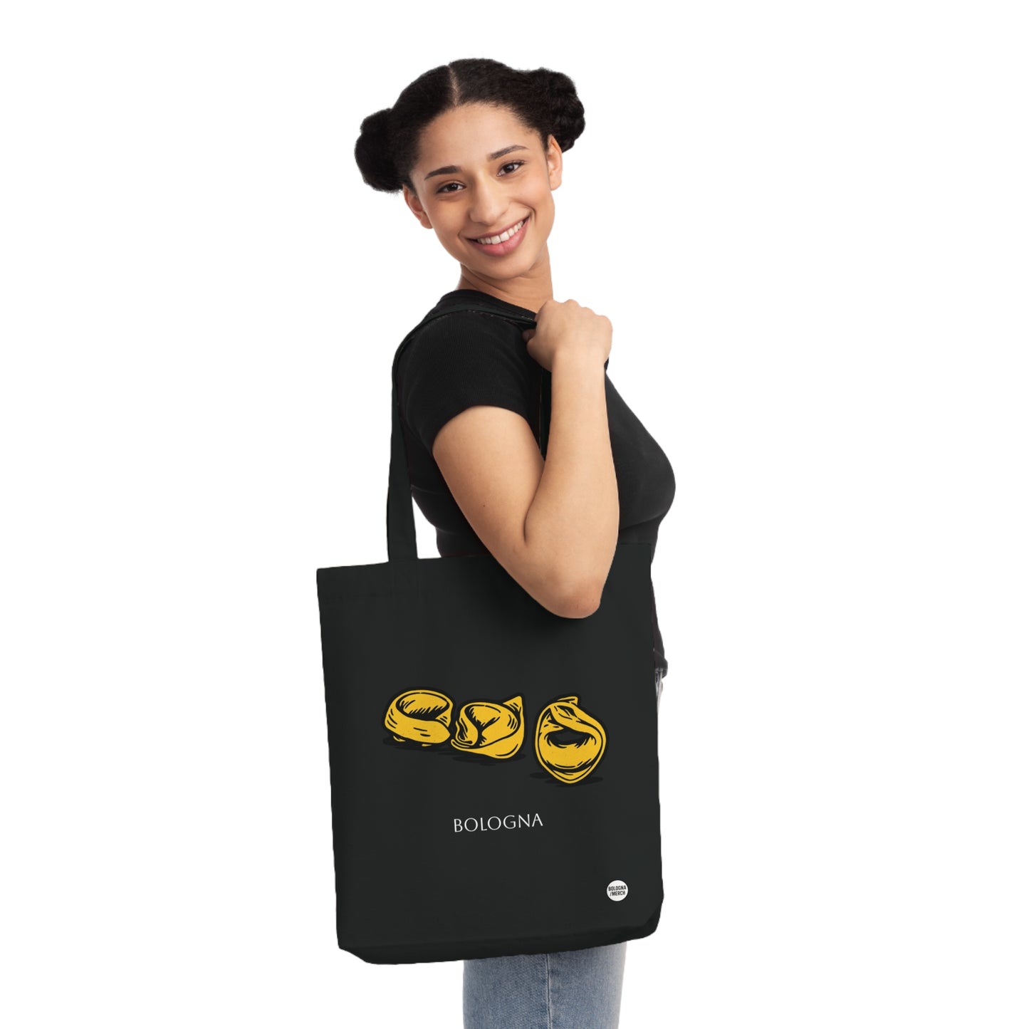 Borsa Shopper Tortellini - Divertente e Originale, Perfetta per la Spesa, la Spiaggia o come Idea Regalo