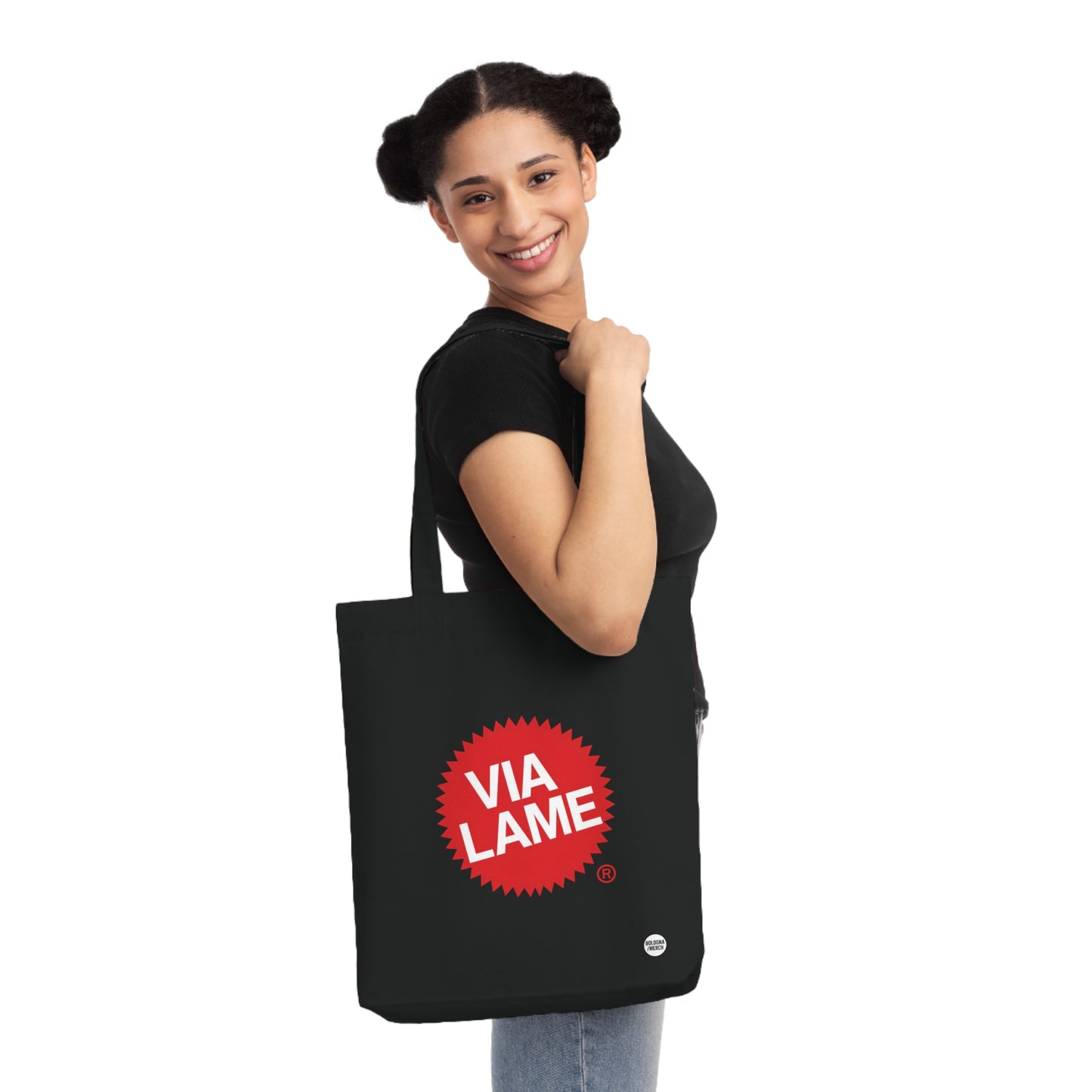 Funny Via Lame Shopping Bag, Eco-Friendly Beach Tote, Novelty Gift for Friends, Great for Shopping