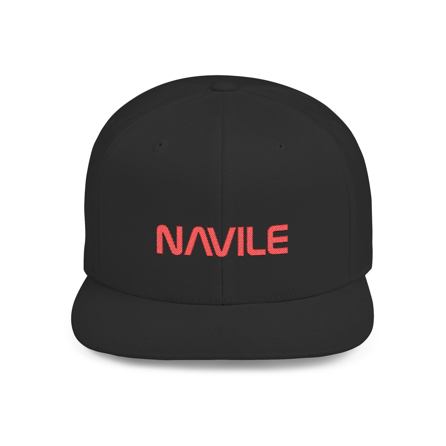 Stylish Flat Bill Snapback Cap with NAVILE Design | Trendy Hat for Casual Outings, Sports Events, Streetwear, Gifts