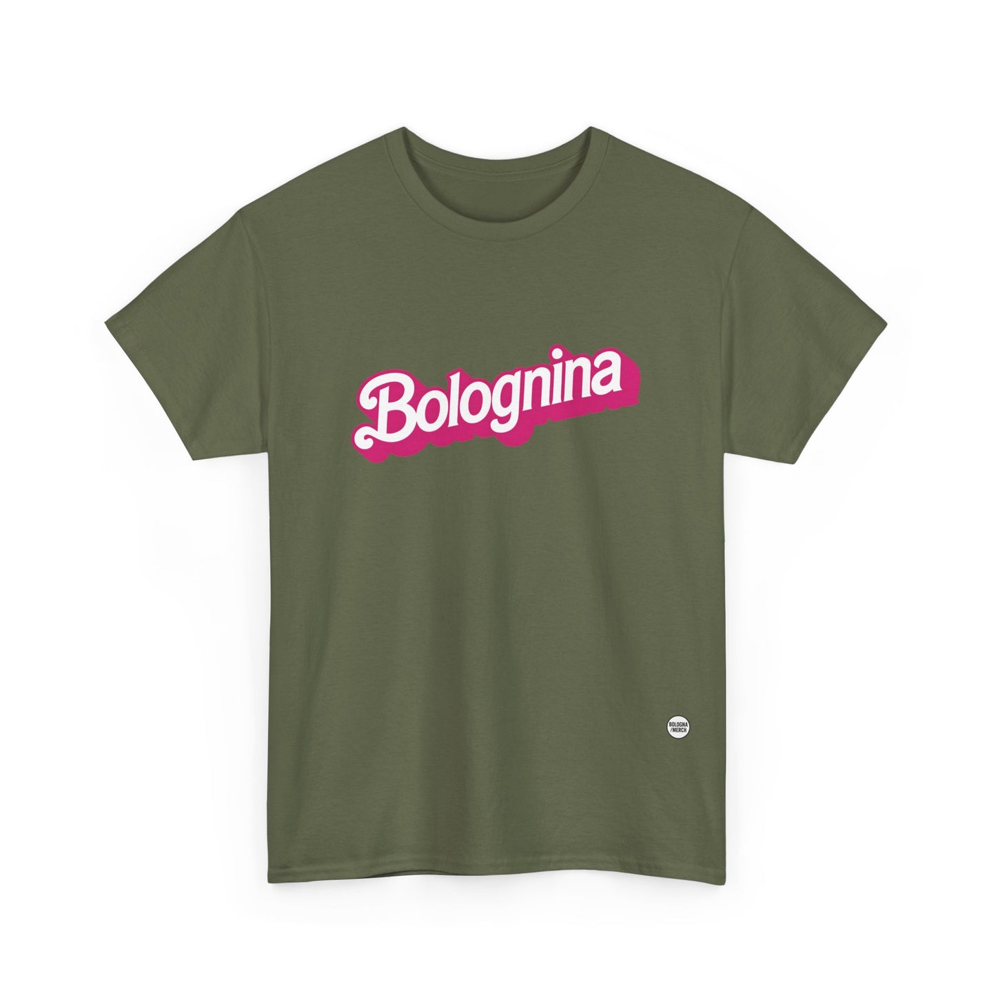 T-Shirt Unisex in Cotone Pesante con Design La Bolognina – Stile Urban, Vestibilità Classica, Idea Regalo Originale