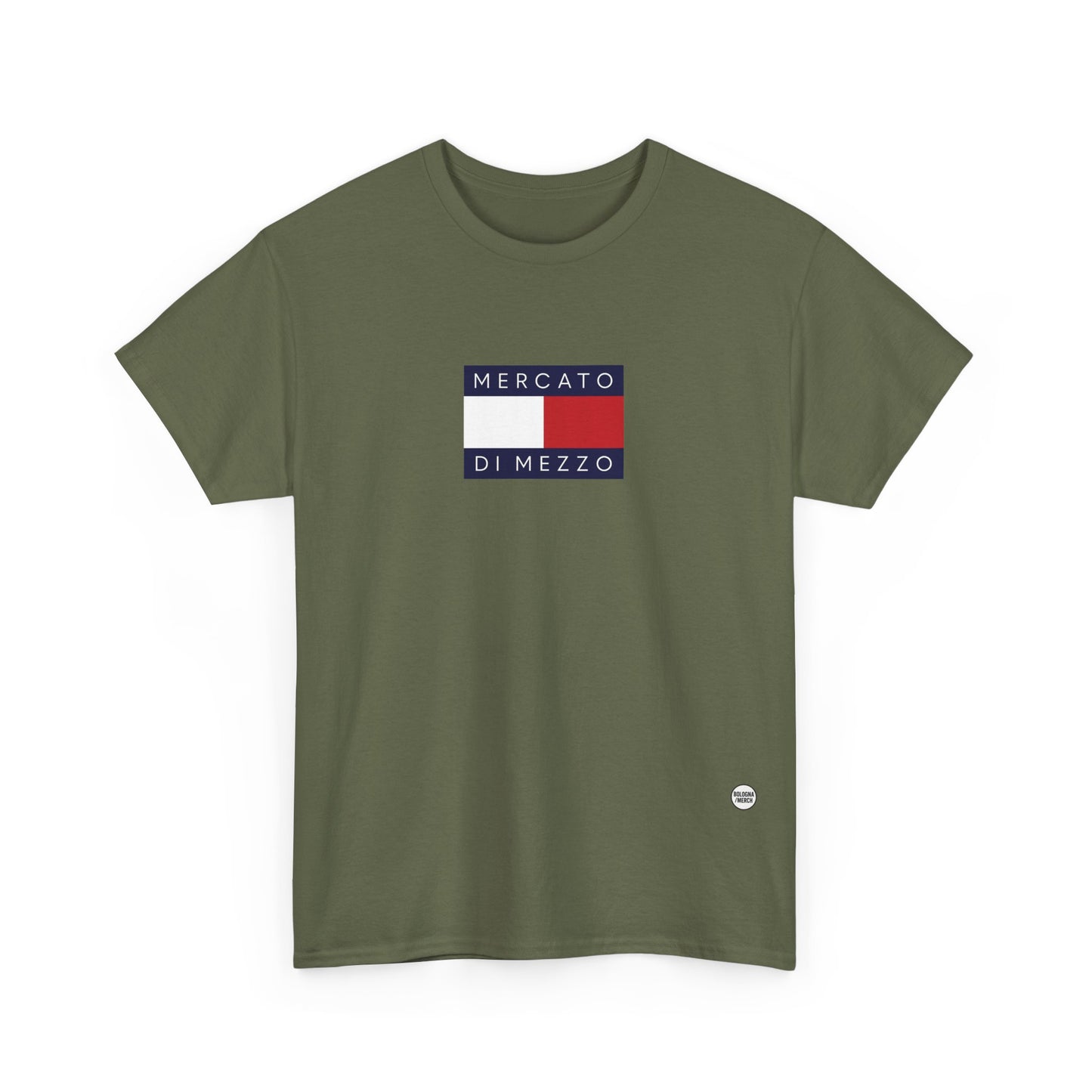 Mercato di Mezzo - Bologna - Unisex Heavy Cotton Tee - Casual Comfort for Everyday Wear