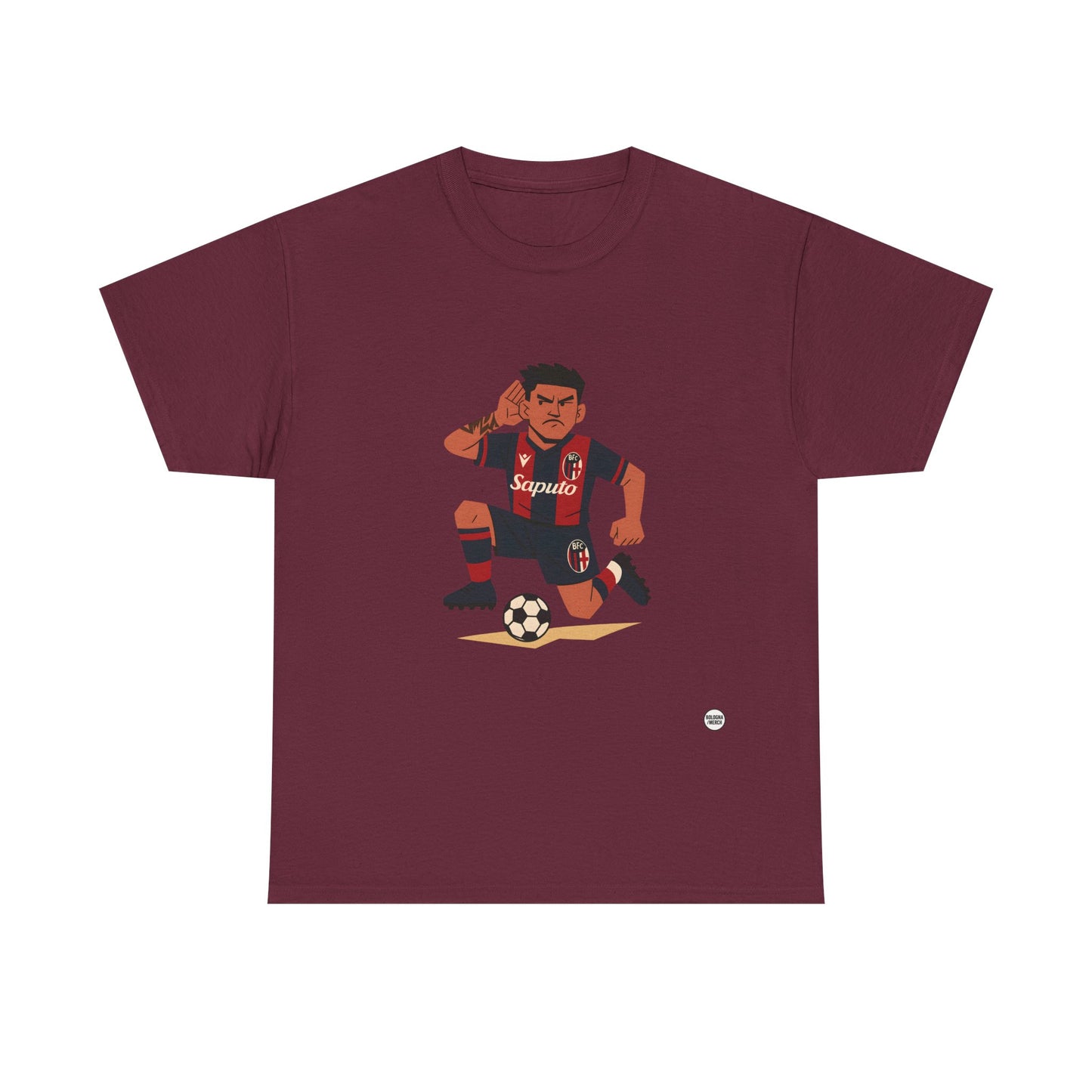 Santi Castro Maglietta Unisex in Cotone Pesante - Abbigliamento Casual e Stiloso per i Tifosi del Bologna FC