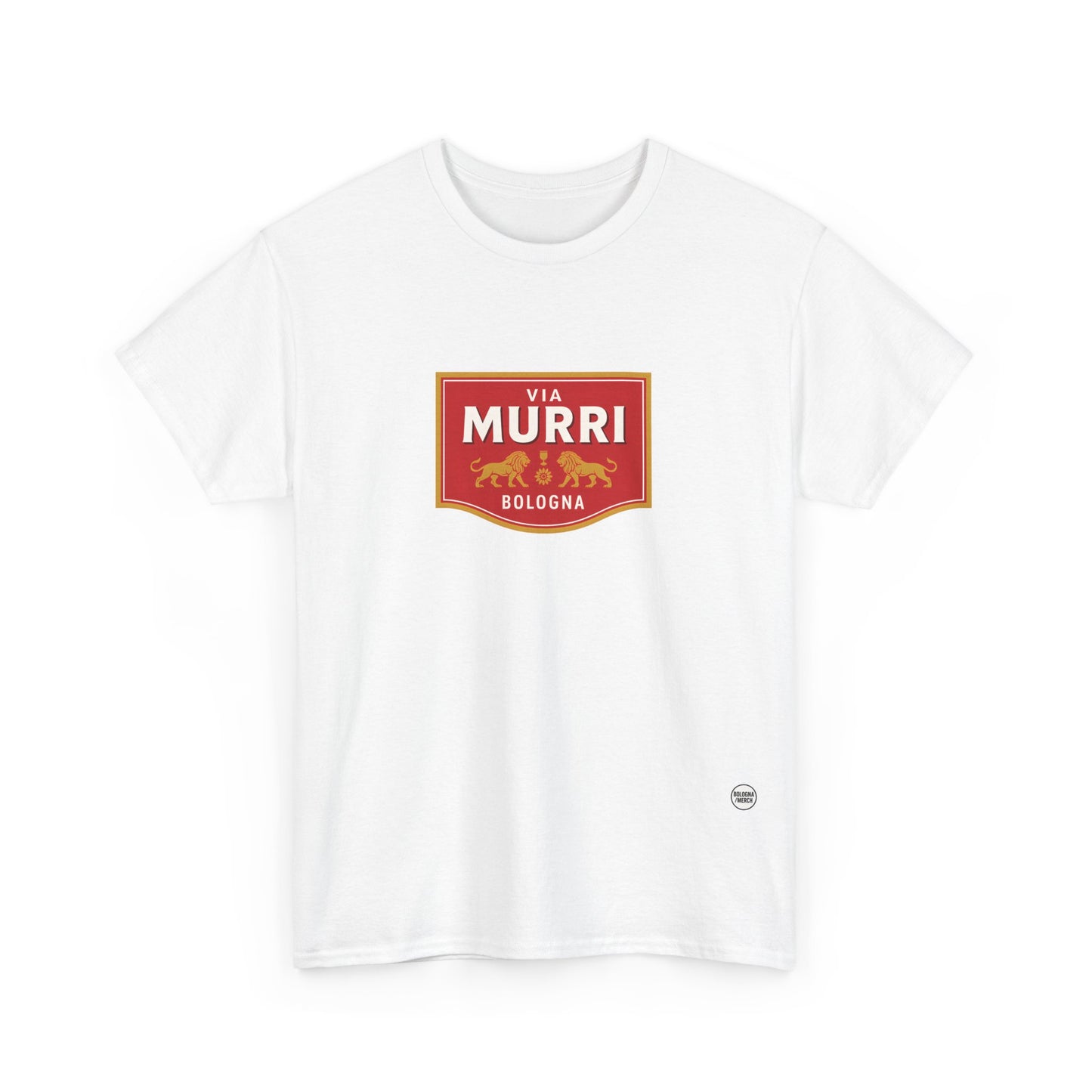 Via Murri - Bologna - Unisex Heavy Cotton Tee - Casual Comfort for Everyday Wear