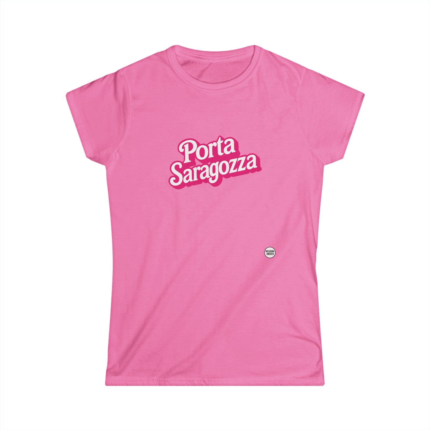 Porta Saragozza Women's Softstyle Tee - Trendy Graphic T-Shirt for Casual Wear