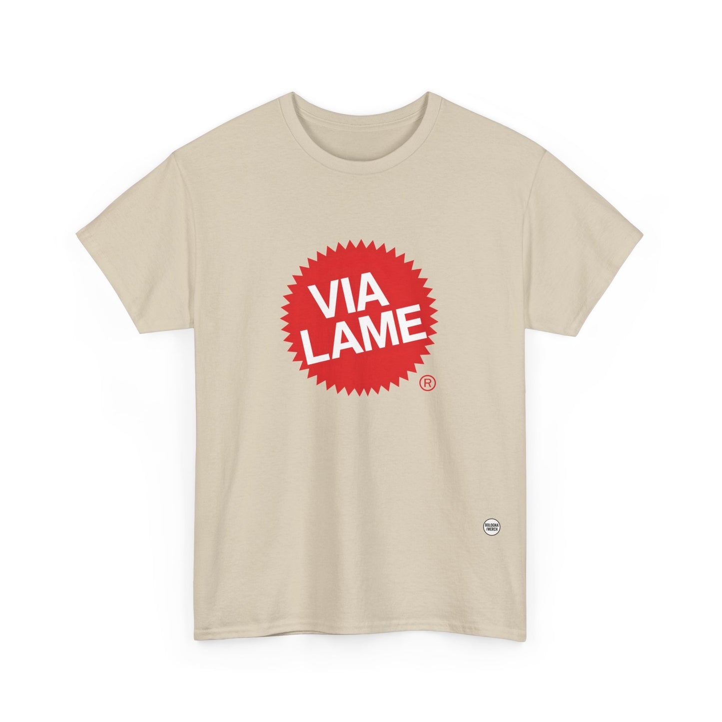 Via Lame - Bologna - Unisex Heavy Cotton Tee - Casual Comfort for Everyday Wear