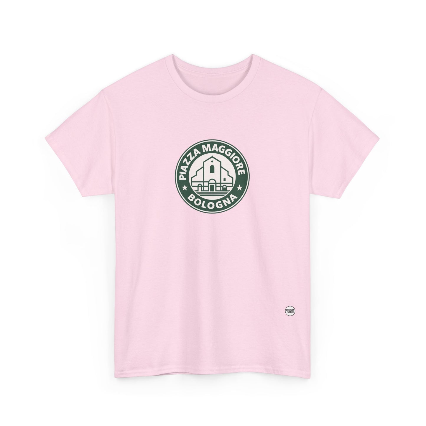 T-shirt Street Style “Piazza Maggiore Bologna” – Cotone Pesante, Look Urban e Comfort Quotidiano