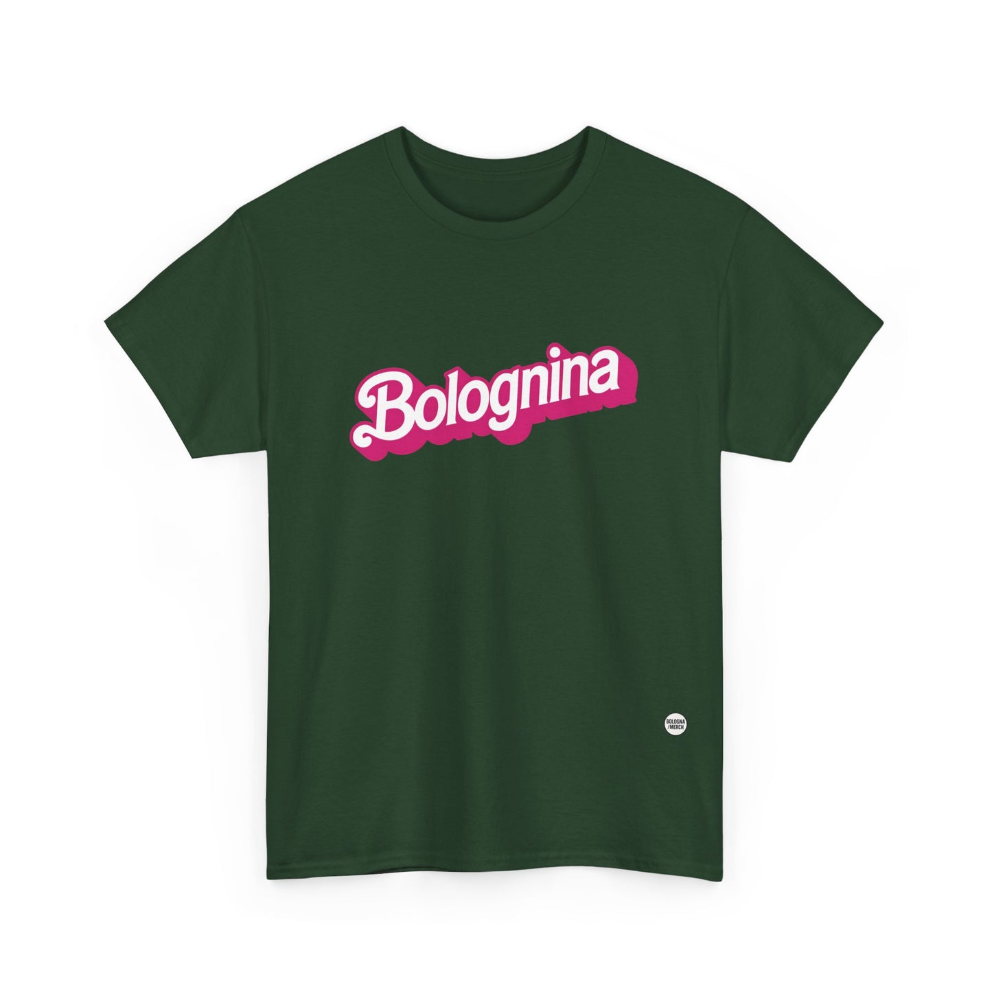 T-Shirt Unisex in Cotone Pesante con Design La Bolognina – Stile Urban, Vestibilità Classica, Idea Regalo Originale