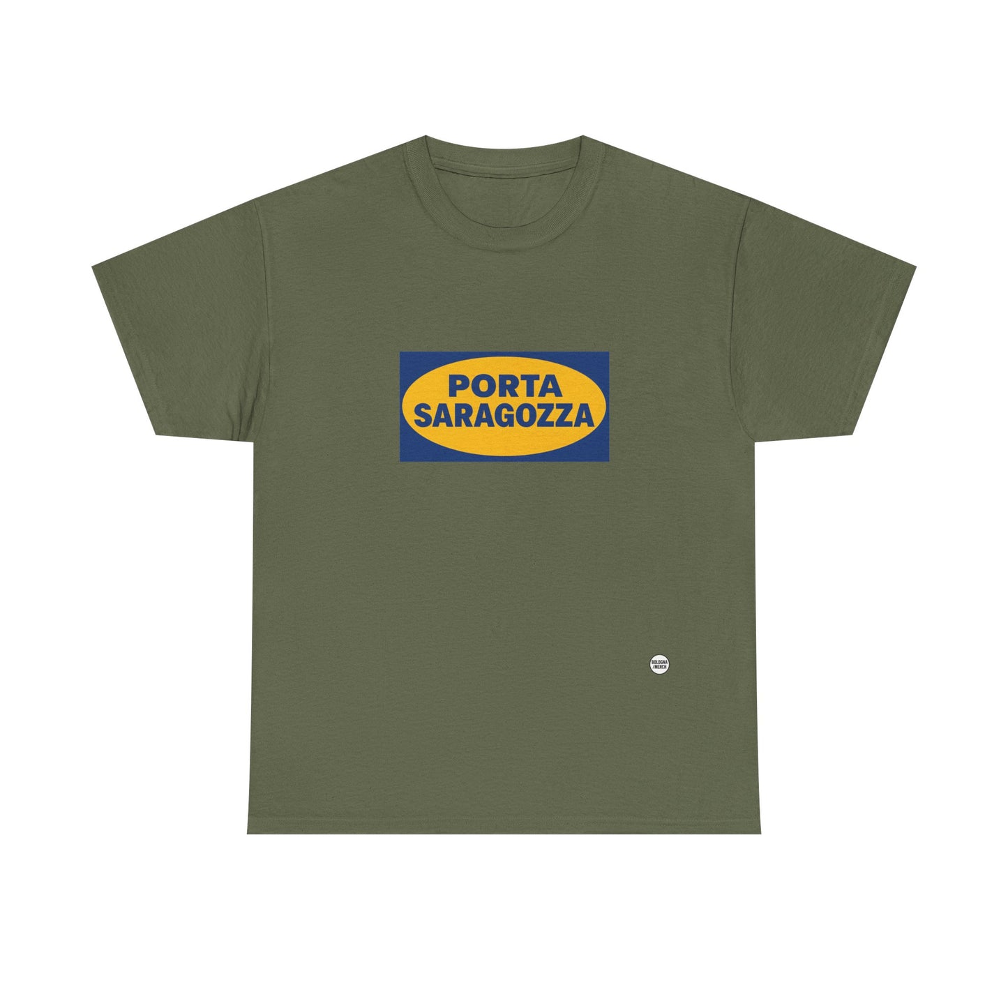 Porta Saragozza Unisex Heavy Cotton Tee - Casual Comfort for Everyday Wear