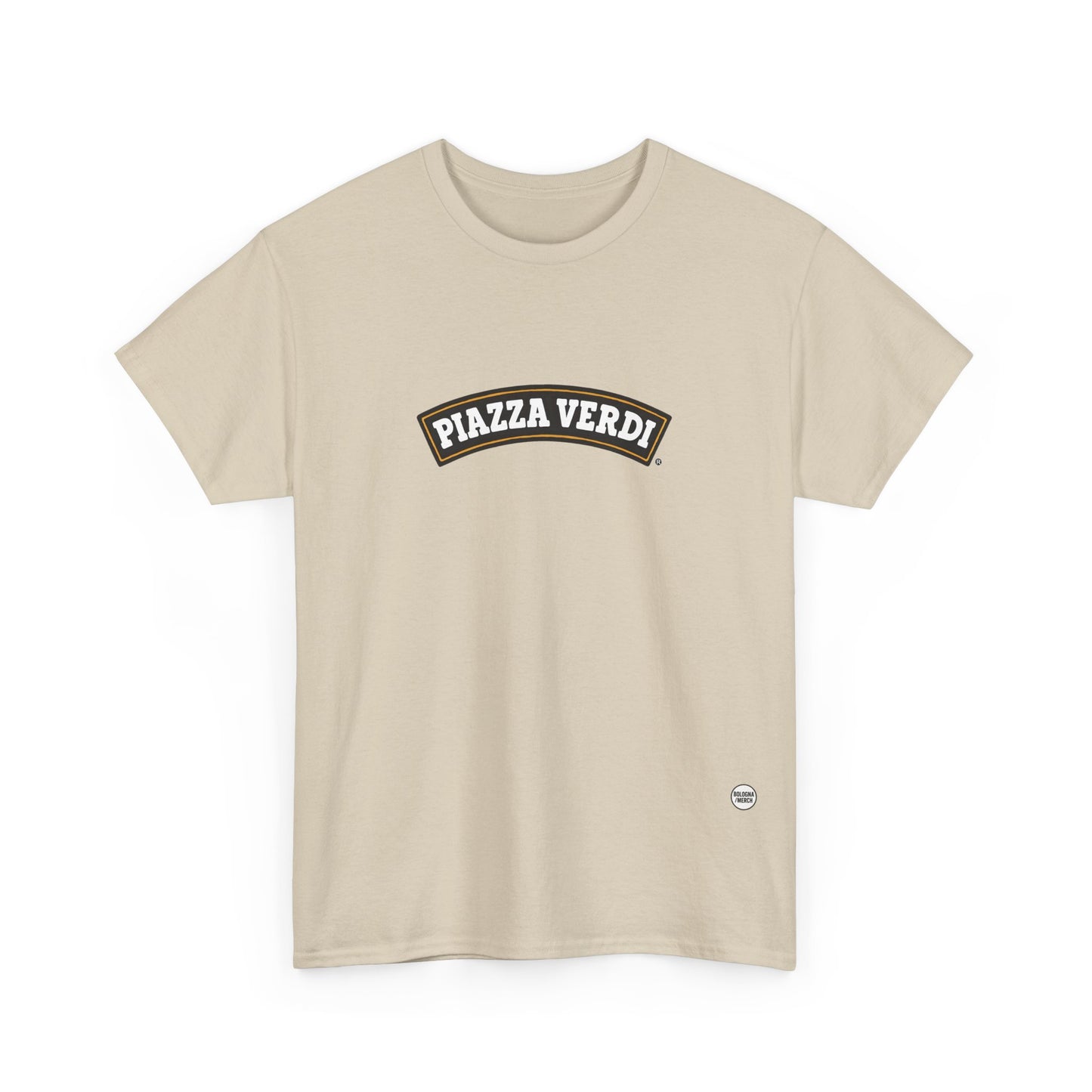 Piazza Verdi Unisex Heavy Cotton Tee - Casual Comfort for Everyday Wear