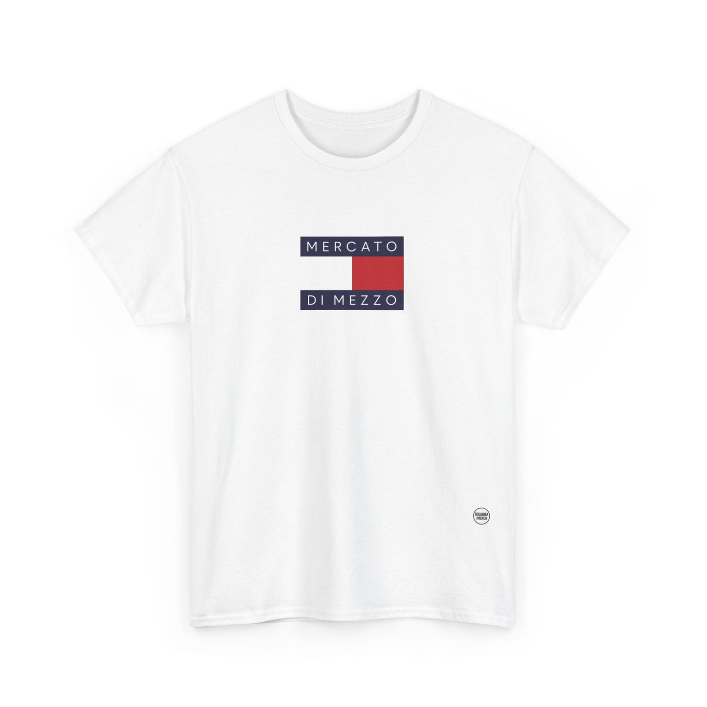 Mercato di Mezzo - Bologna - Unisex Heavy Cotton Tee - Casual Comfort for Everyday Wear