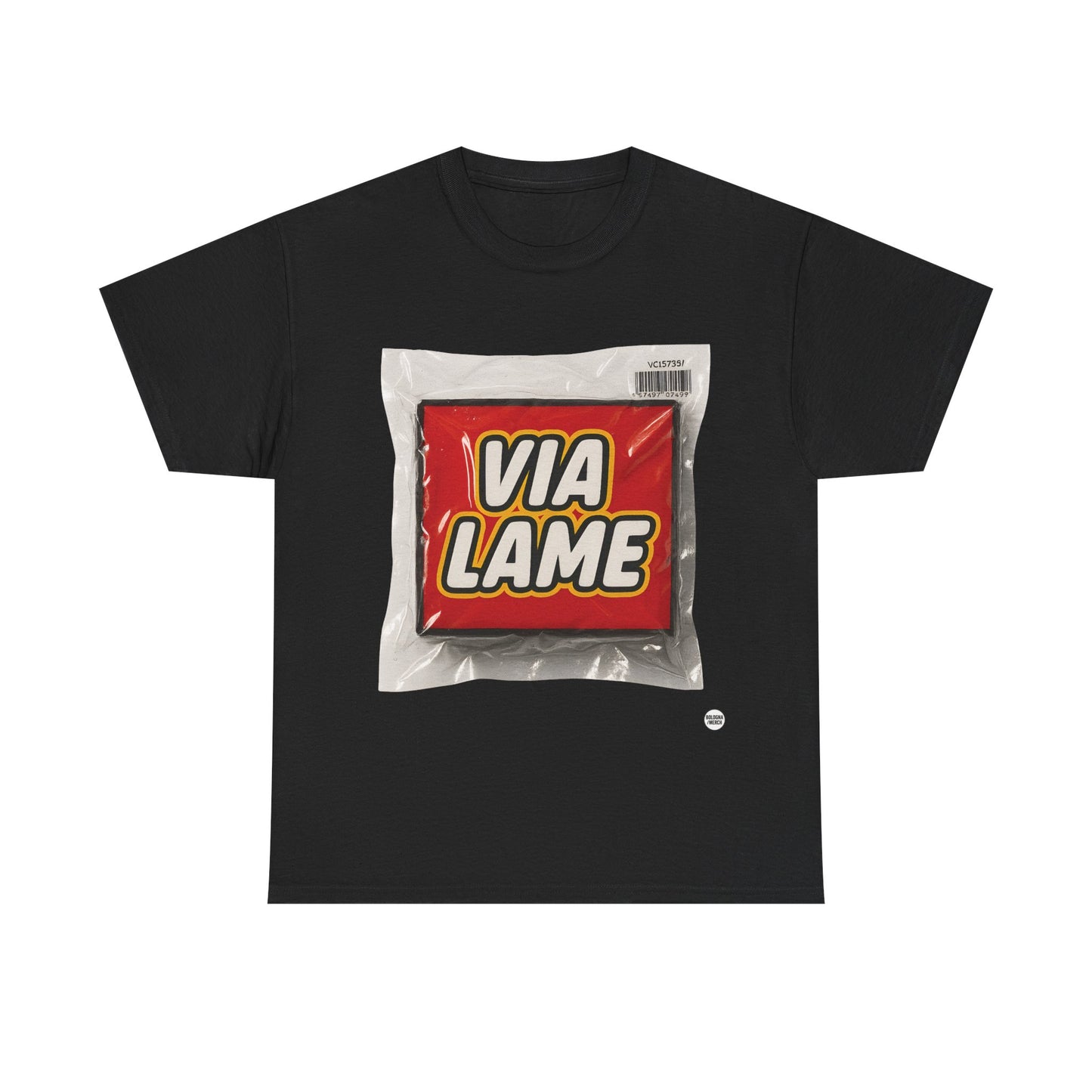T-shirt Unisex in Cotone Pesante “VIA LAME”