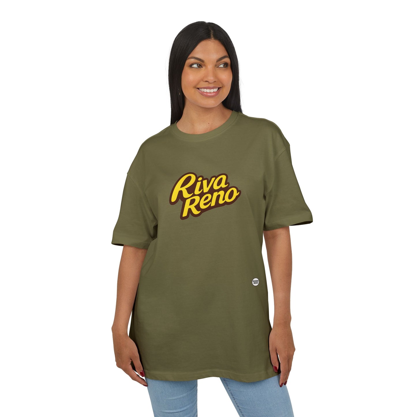 Riva Reno Oversize Tee, Casual Unisex T-Shirt for Streetwear Lovers, Comfortable Everyday Wear